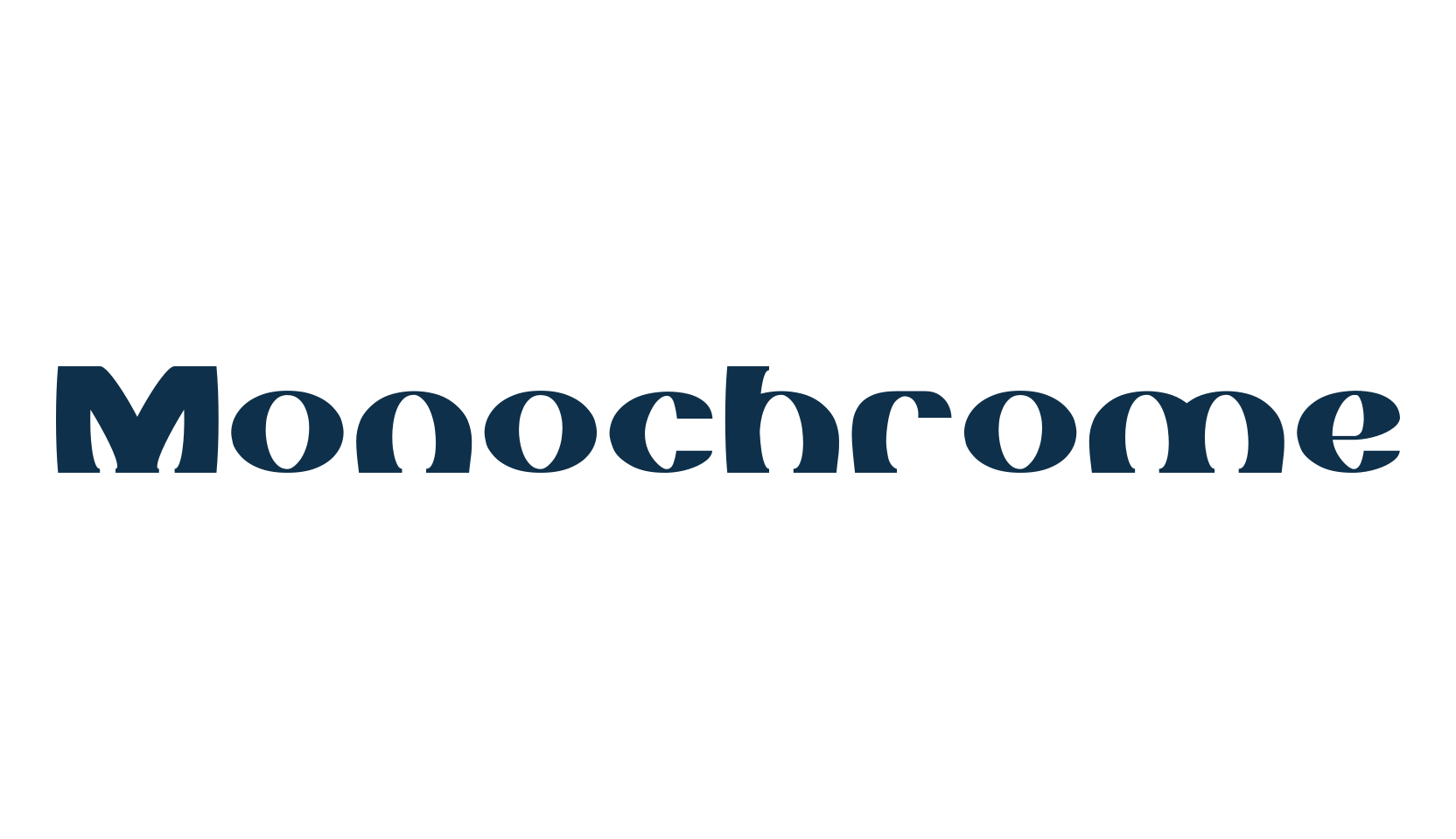 Monochrome (monochrome), fancy various decorative font preview