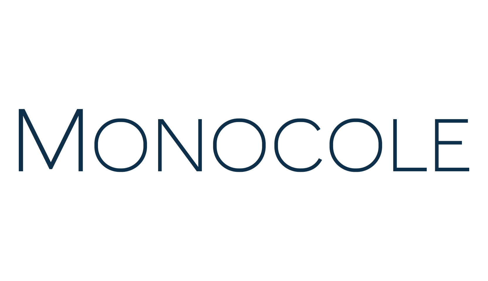 Monocole, basic sans serif font preview