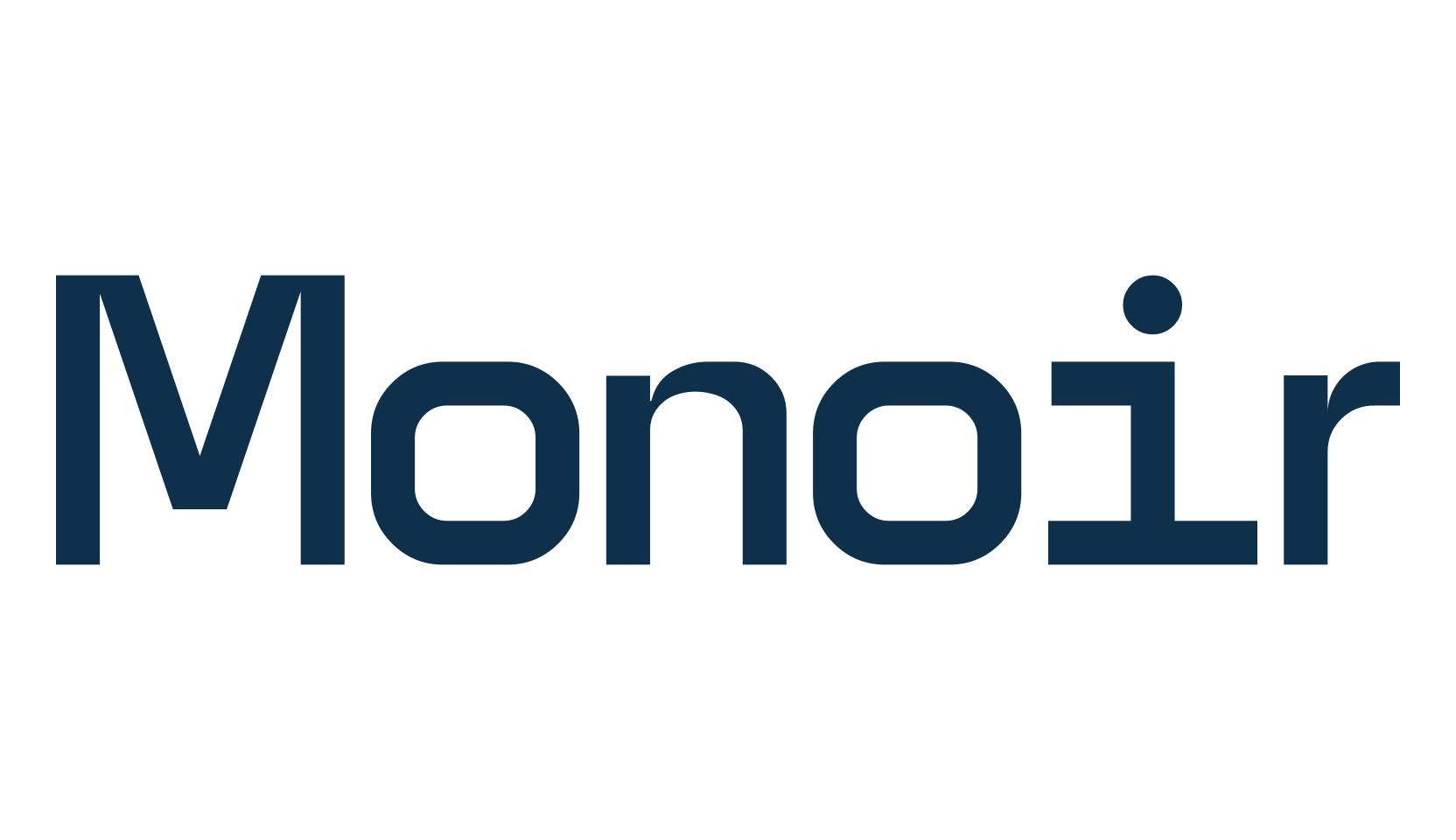Monoir, sci-fi font preview