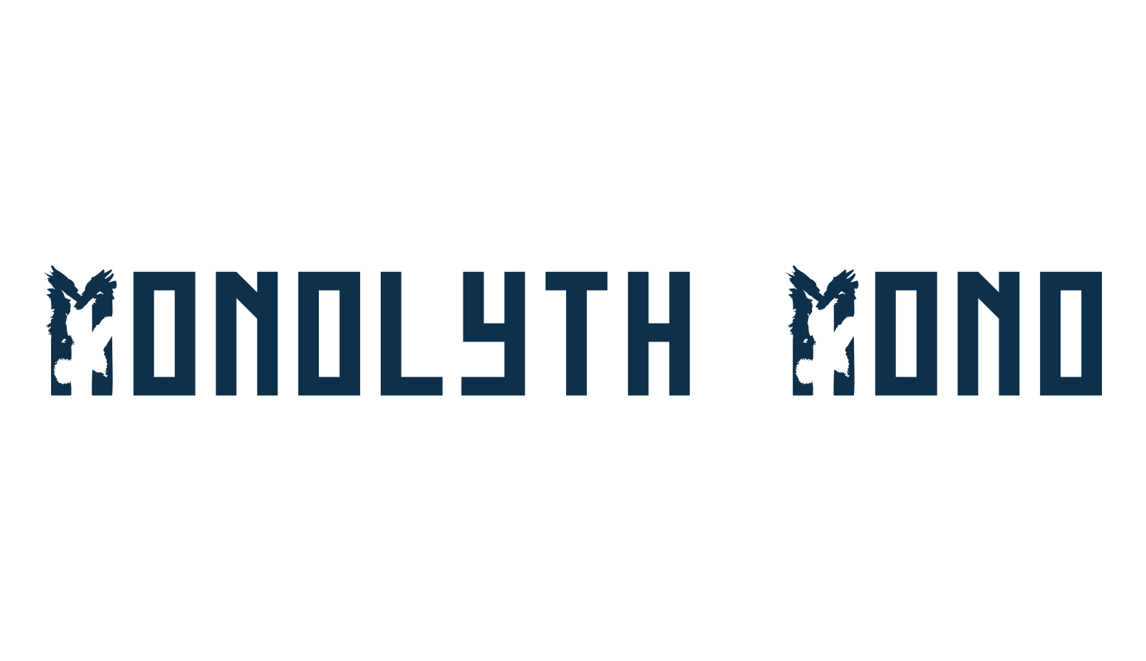 Monolyth Mono, destroy font preview