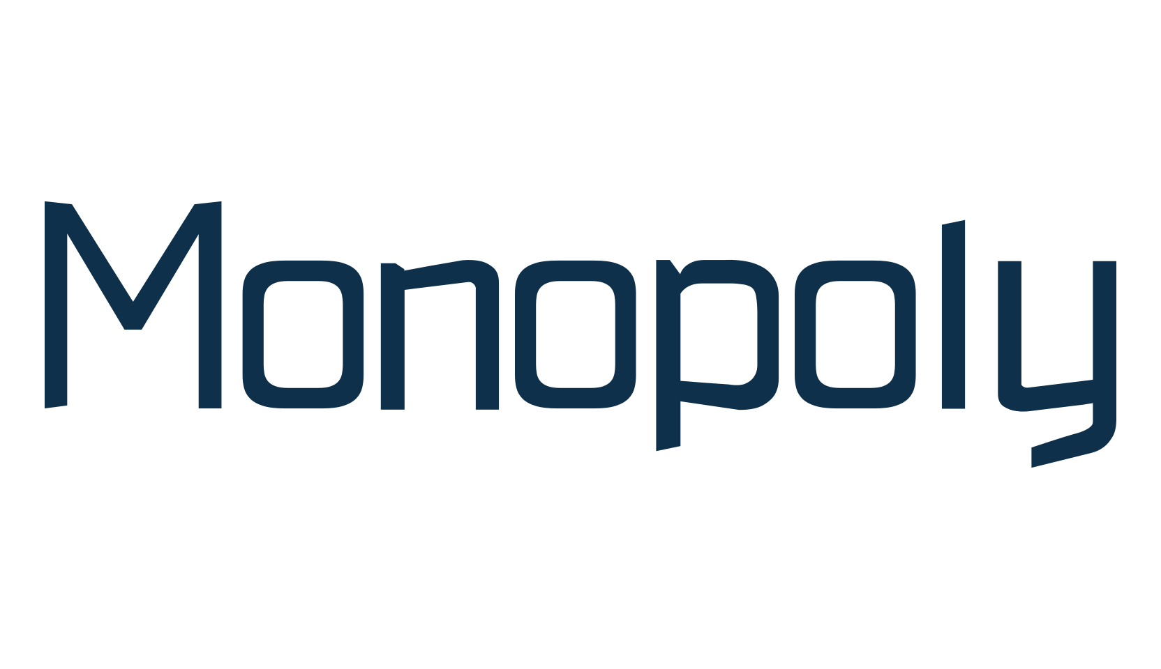 Monopoly, basic sans serif font preview