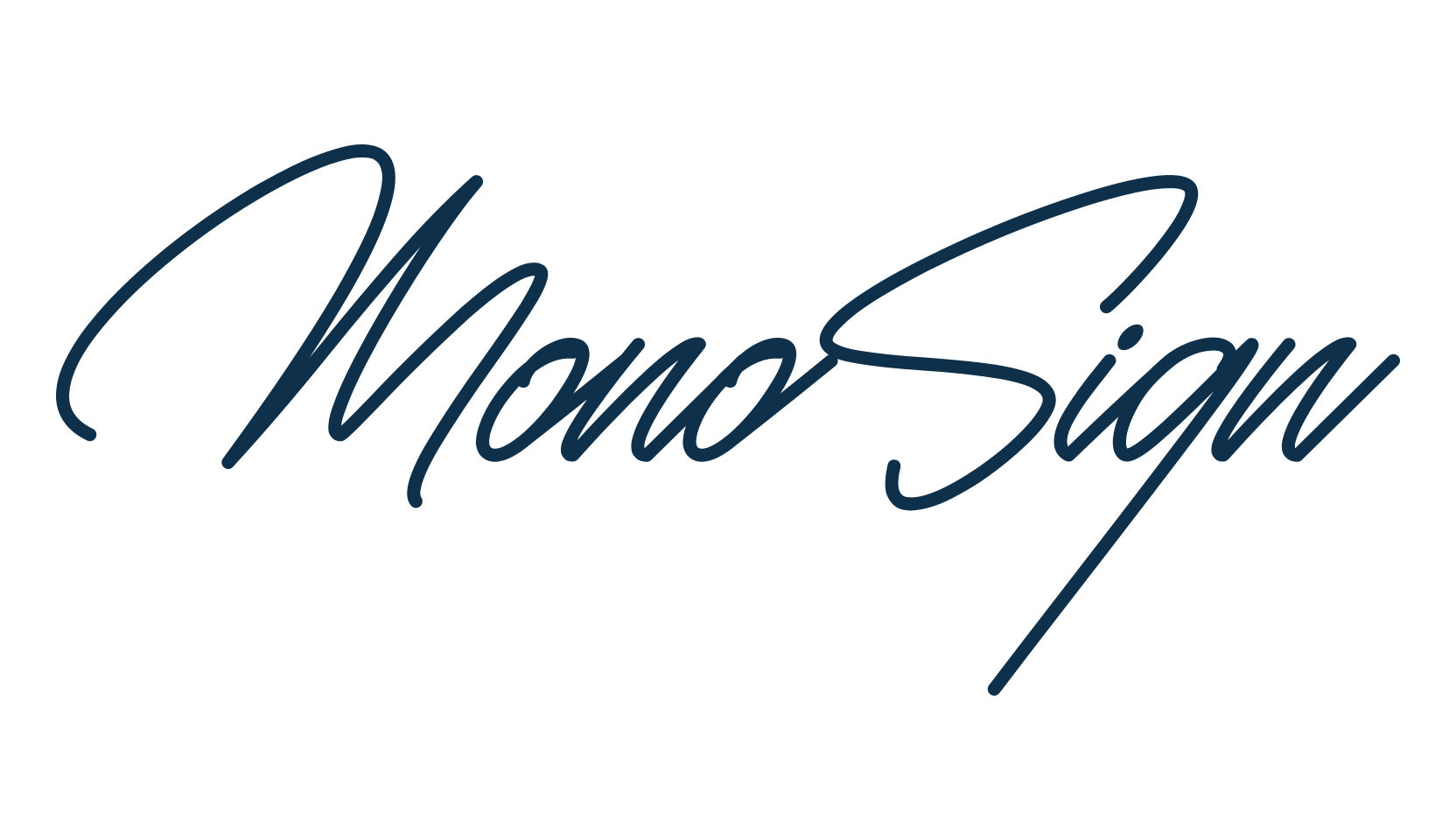 MonoSign, script handwritten fancy decorative calligraphy font preview