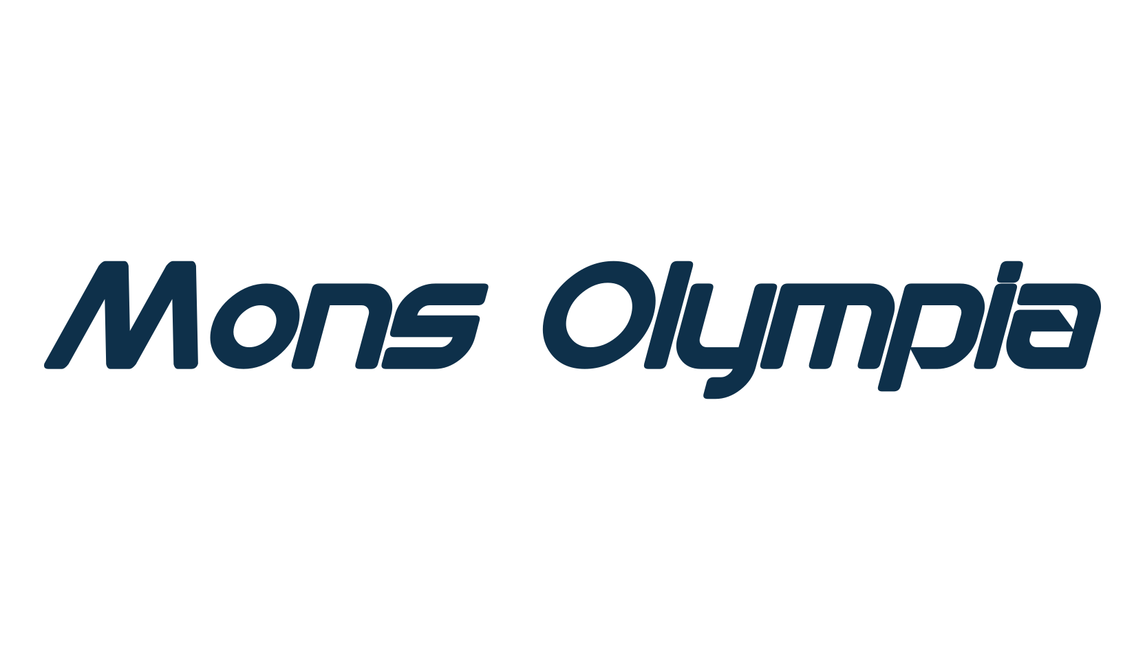 Mons Olympia, sci-fi font preview