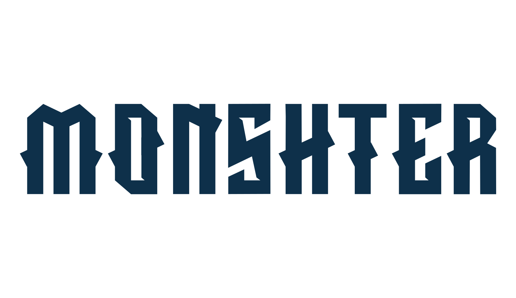 Monshter, gothic modern font preview