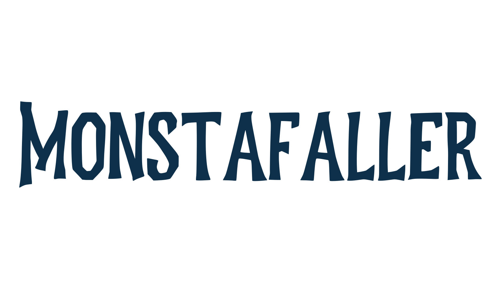 Monstafaller, display market font preview