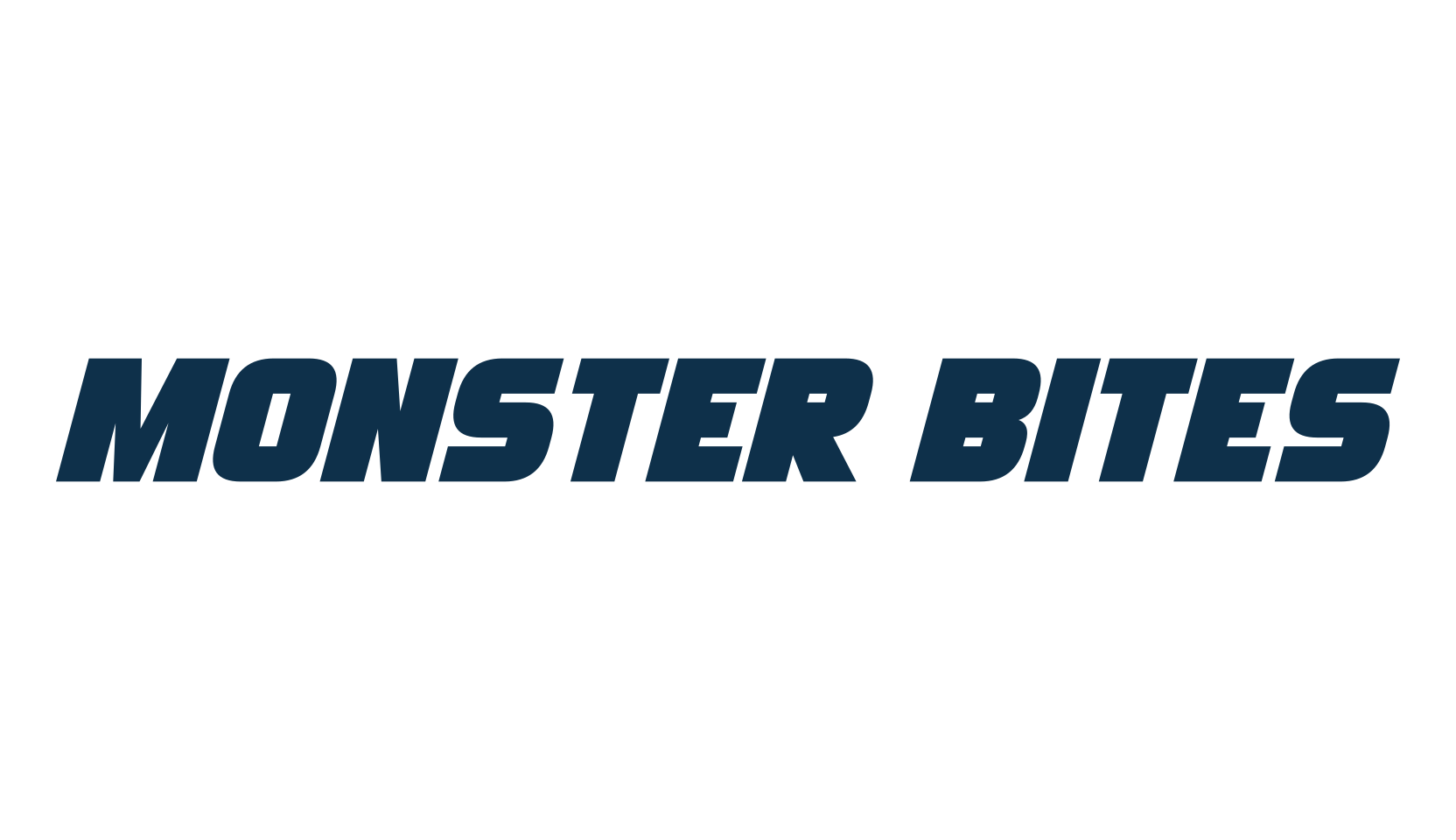 Monster Bites, basic sans serif font preview