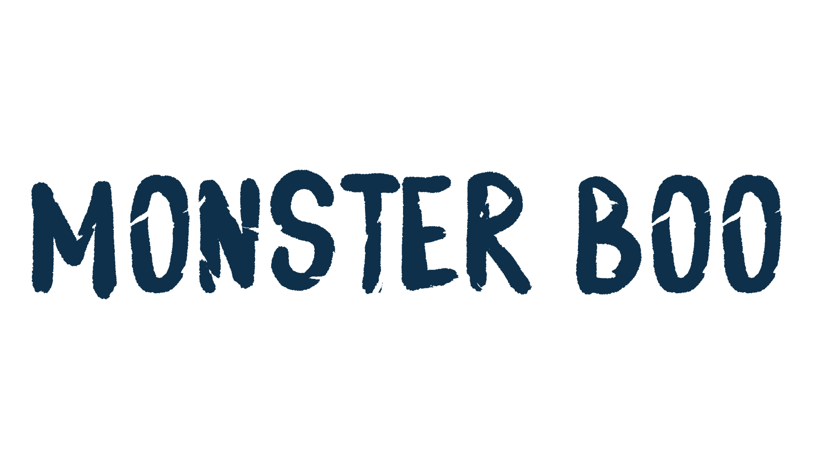 Monster Boo, fancy decorative font preview