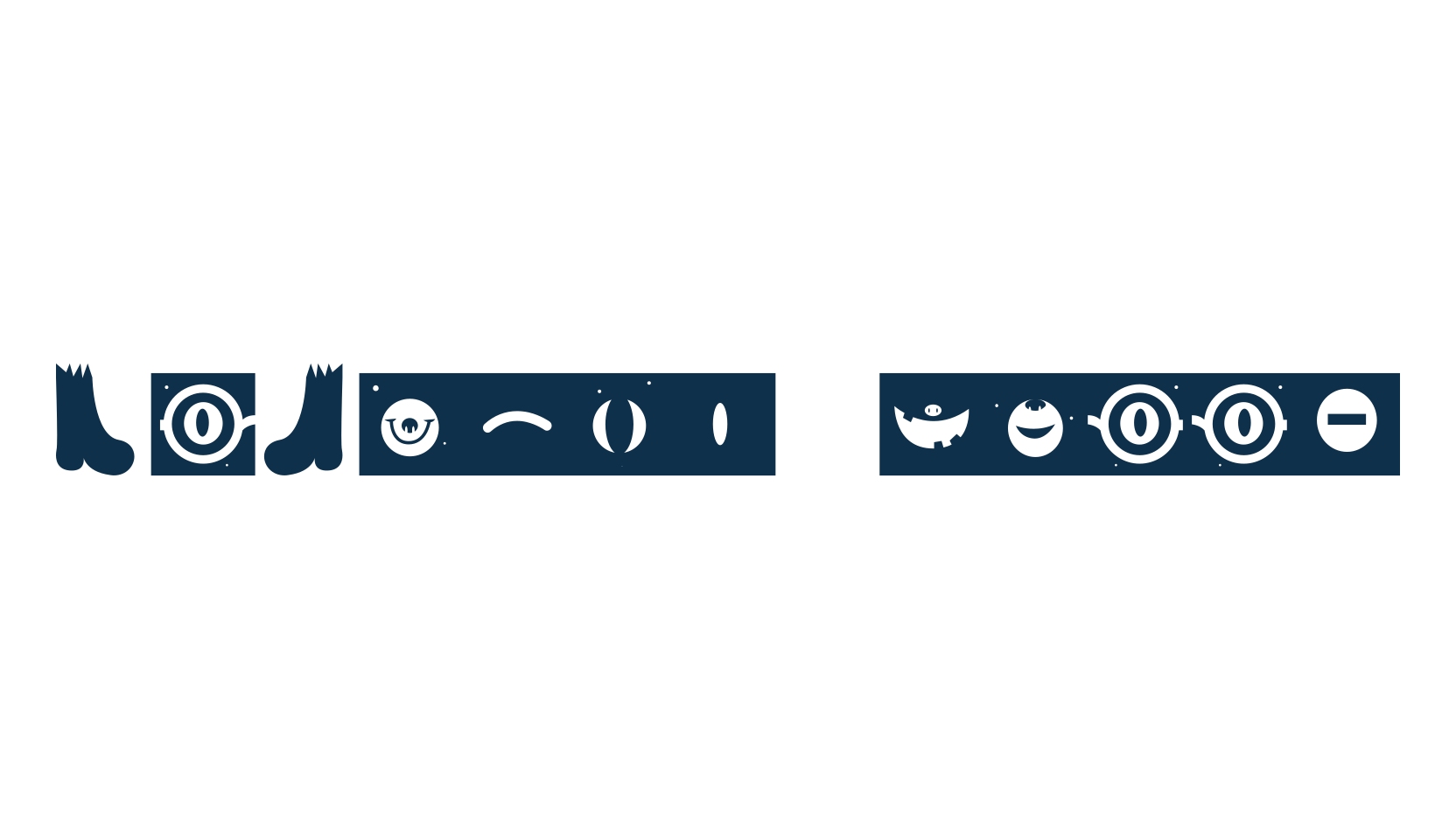 Monster Happy, fancy decorative font preview