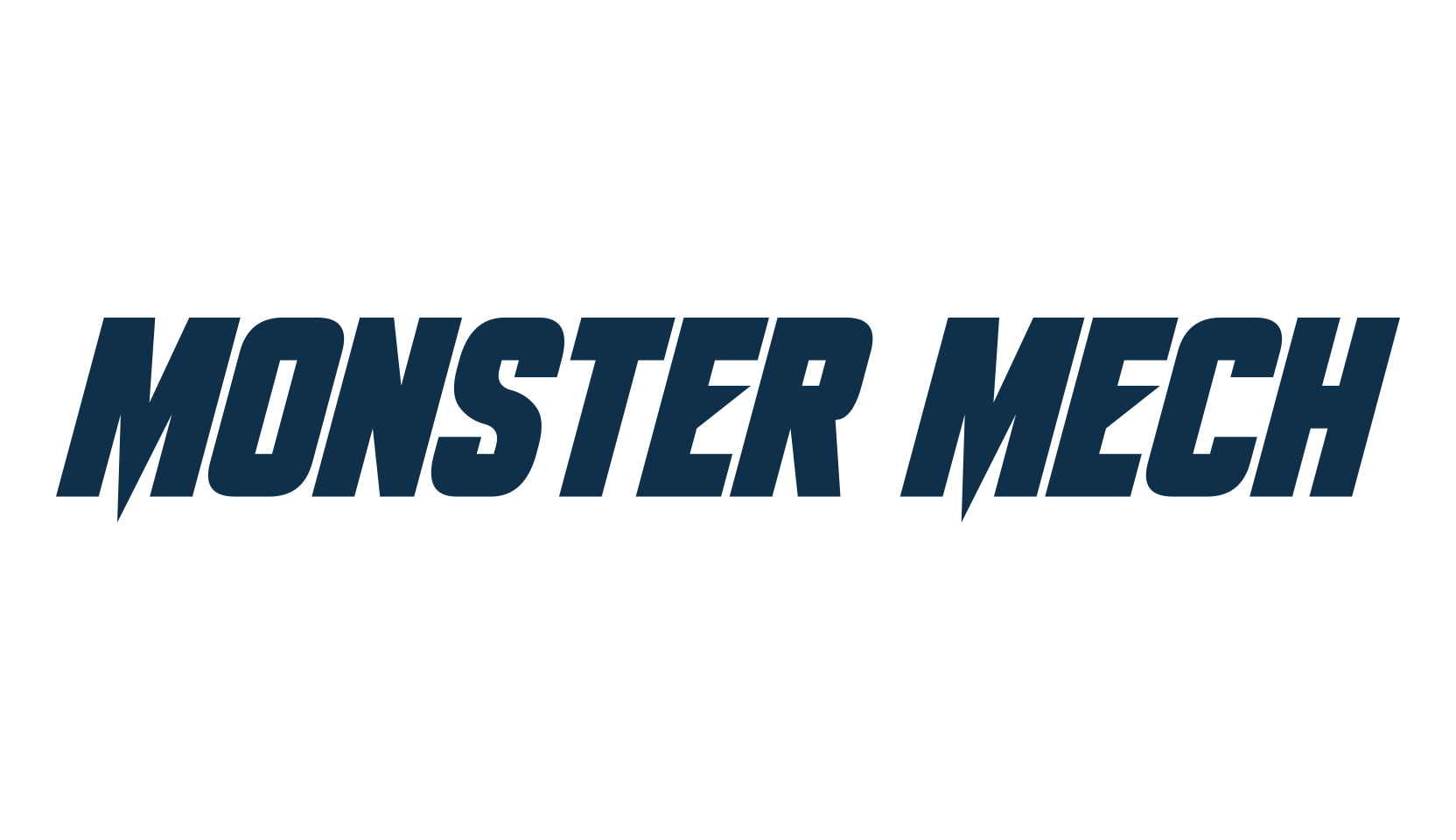 Monster Mech, fancy various techno sci-fi font preview