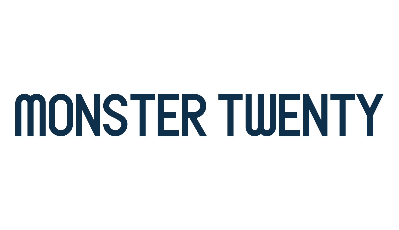 Monster Twenty, basic sans serif font preview