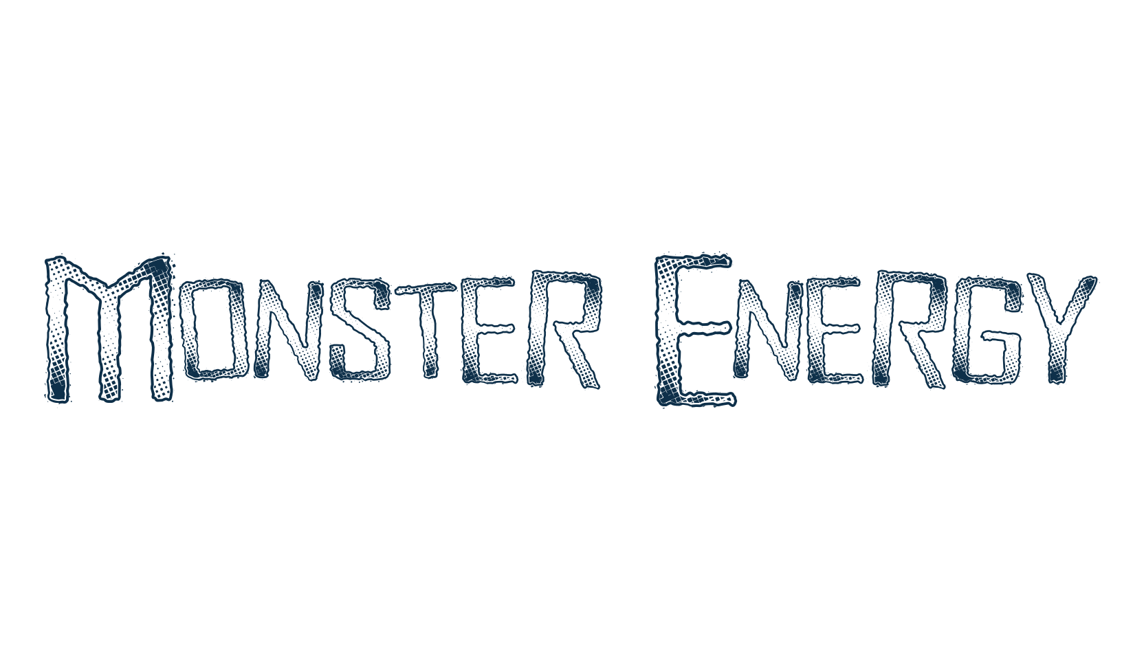 Monster Energy, halloween font preview