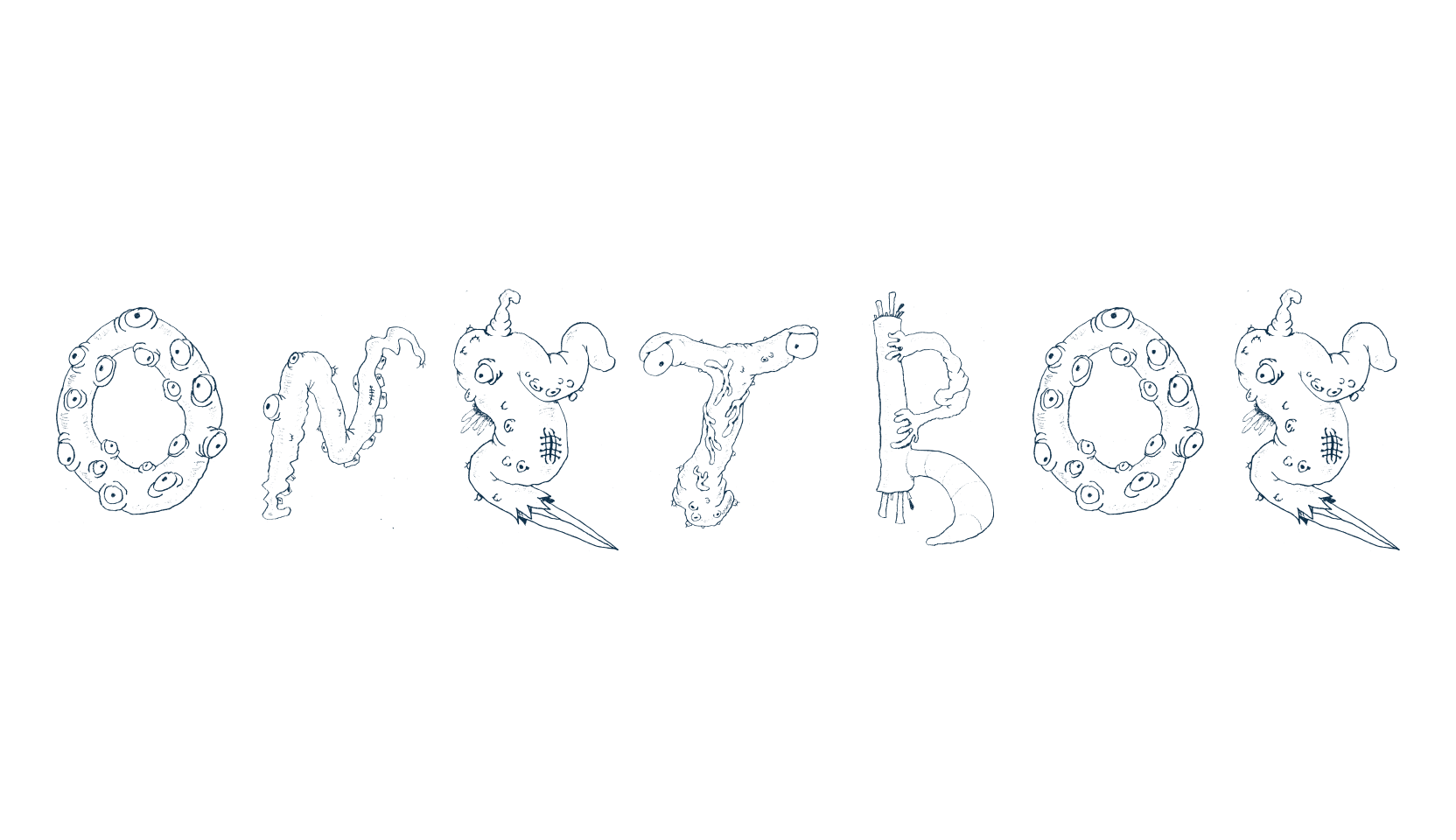 Monstros, holiday halloween fancy decorative horror font preview