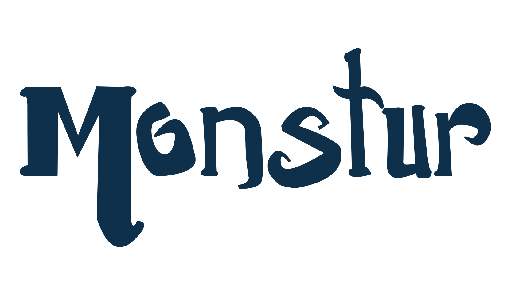 Monstur, various font preview
