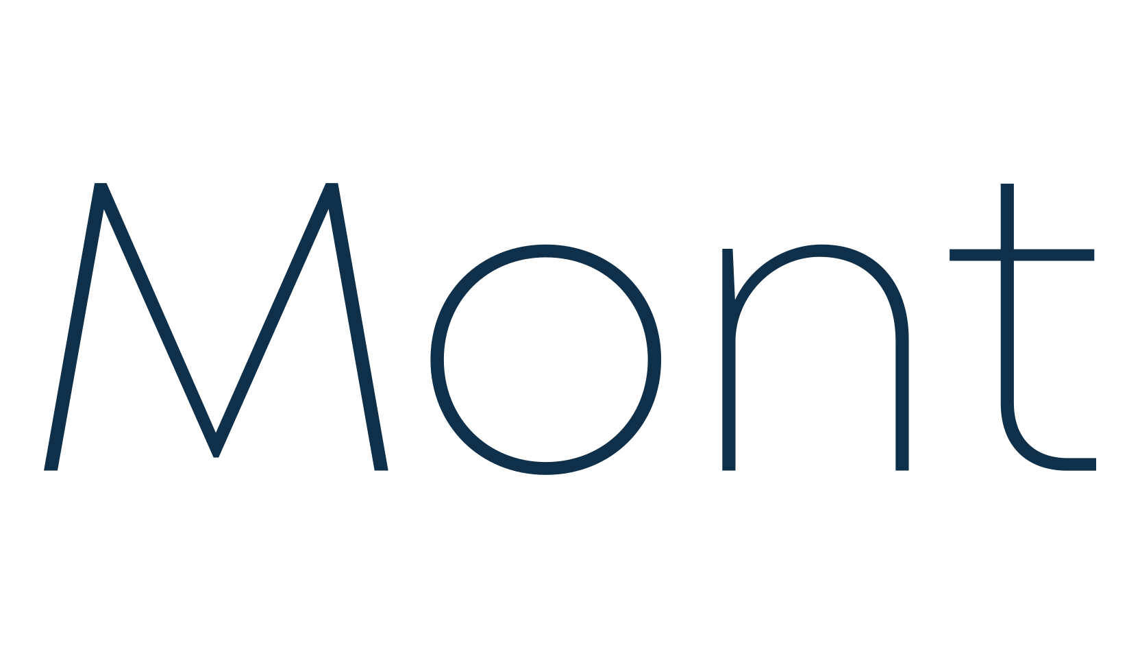 Mont, sans serif font preview