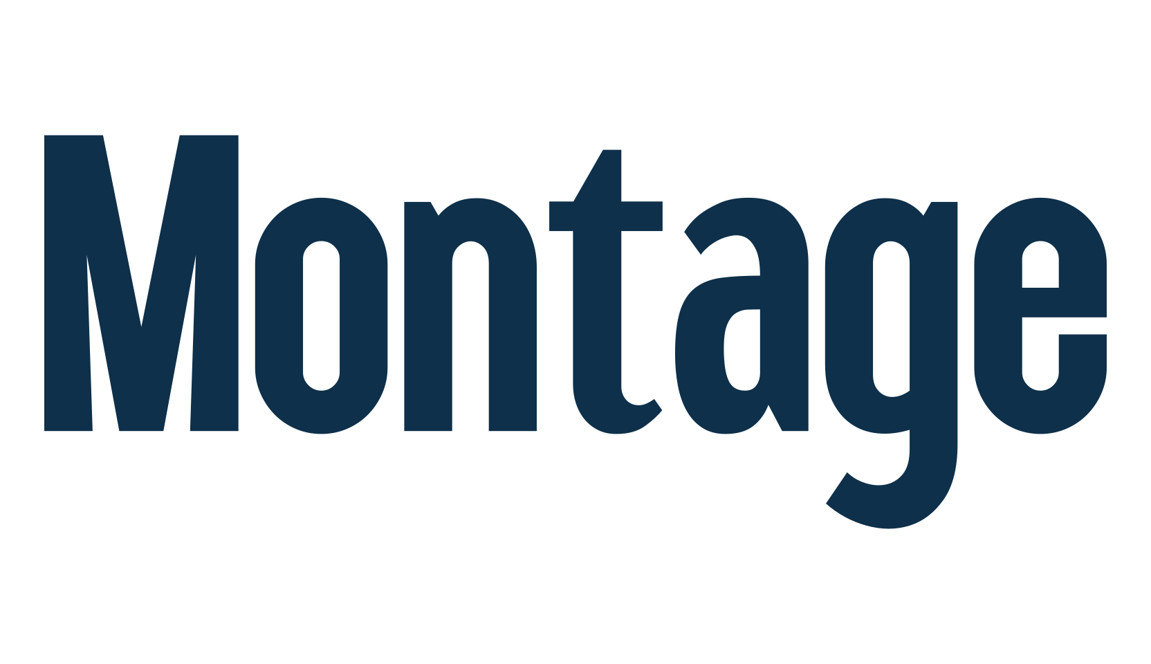 Montage, basic sans serif font preview