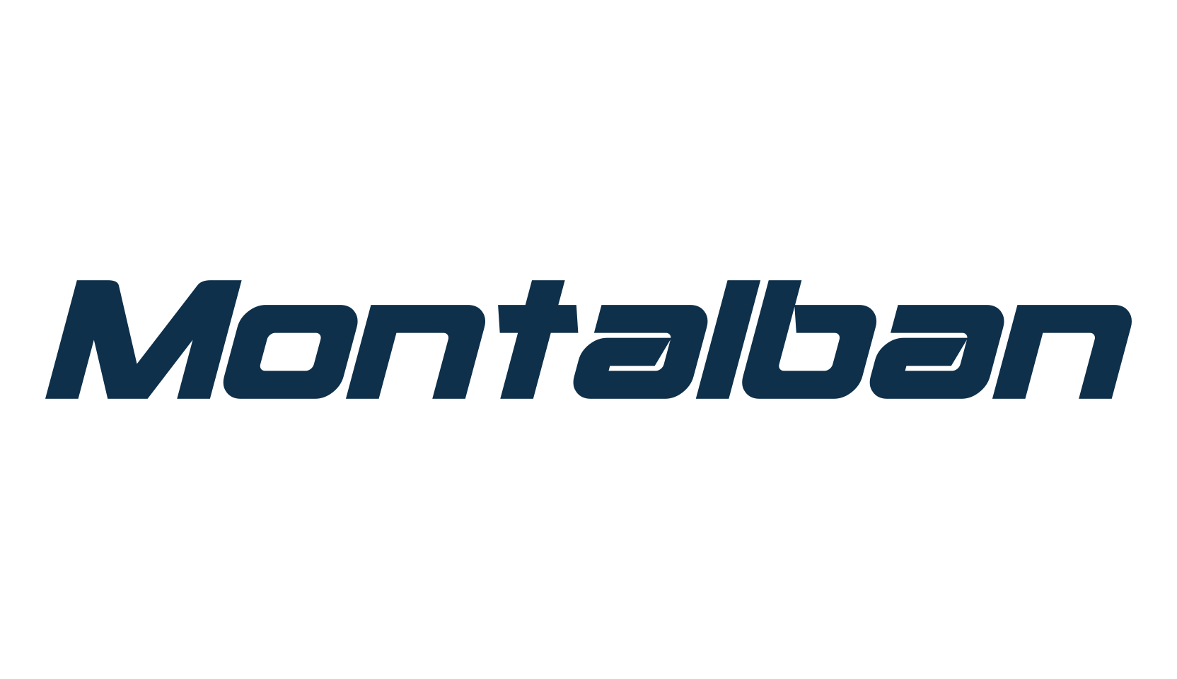 Montalban, techno sci-fi font preview