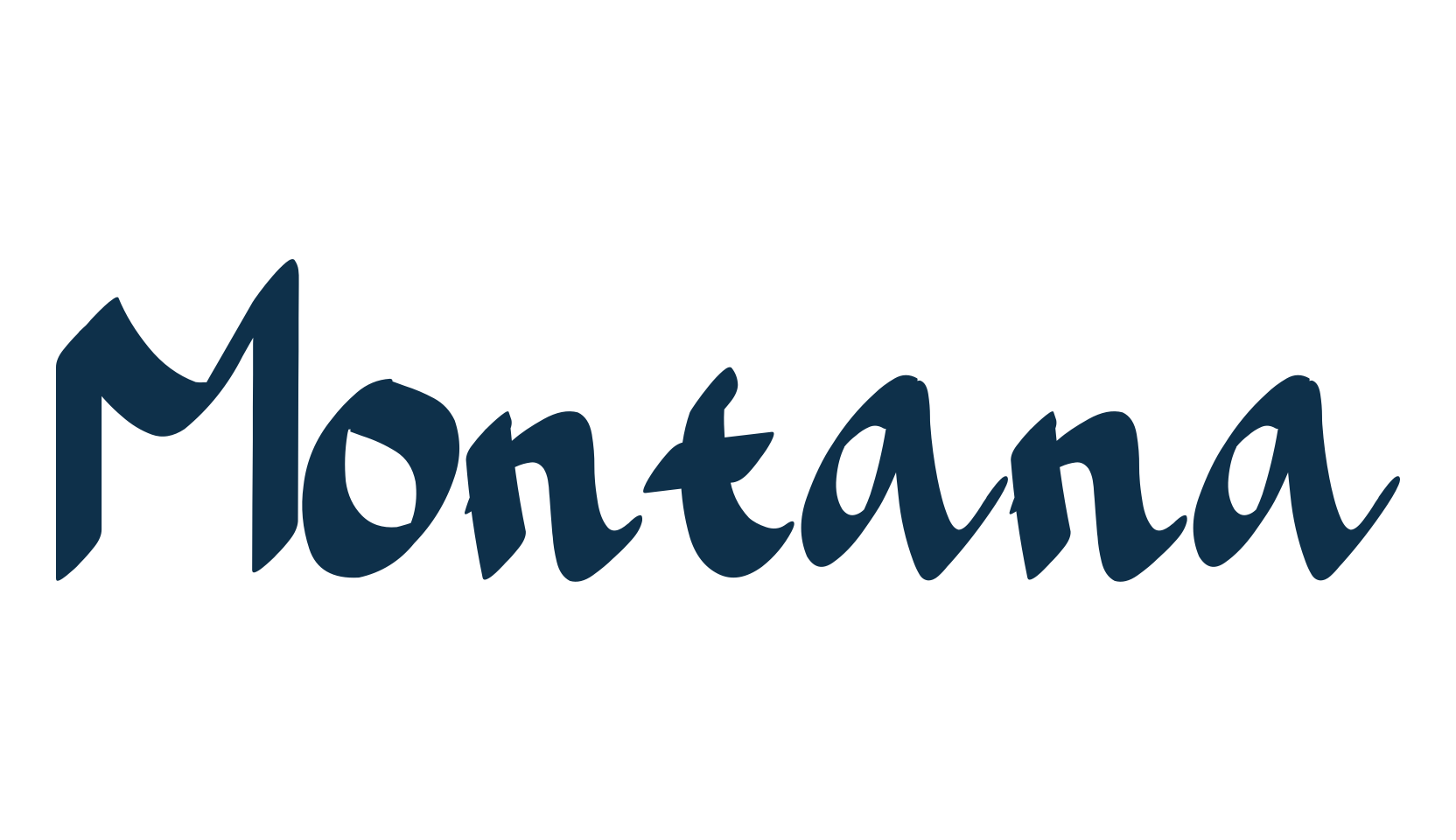Montana (montana-3), script handwritten fancy decorative calligraphy font preview
