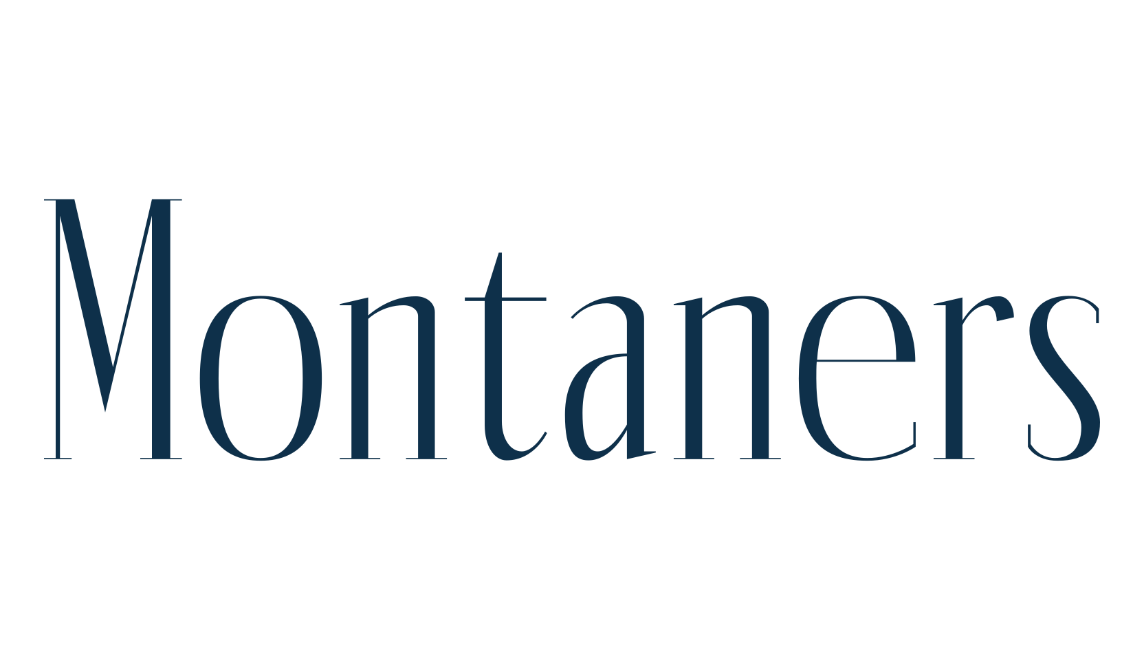 Montaners, basic serif font preview