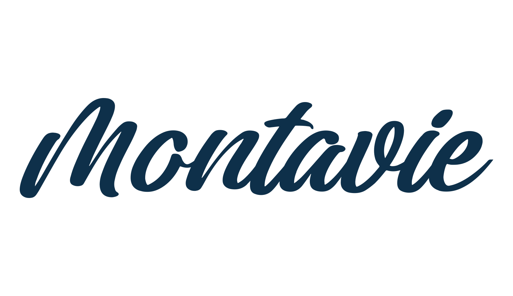 Montavie, fancy various decorative script calligraphy font preview