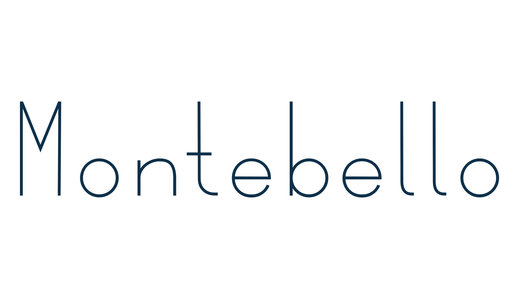 Montebello, basic sans serif font preview