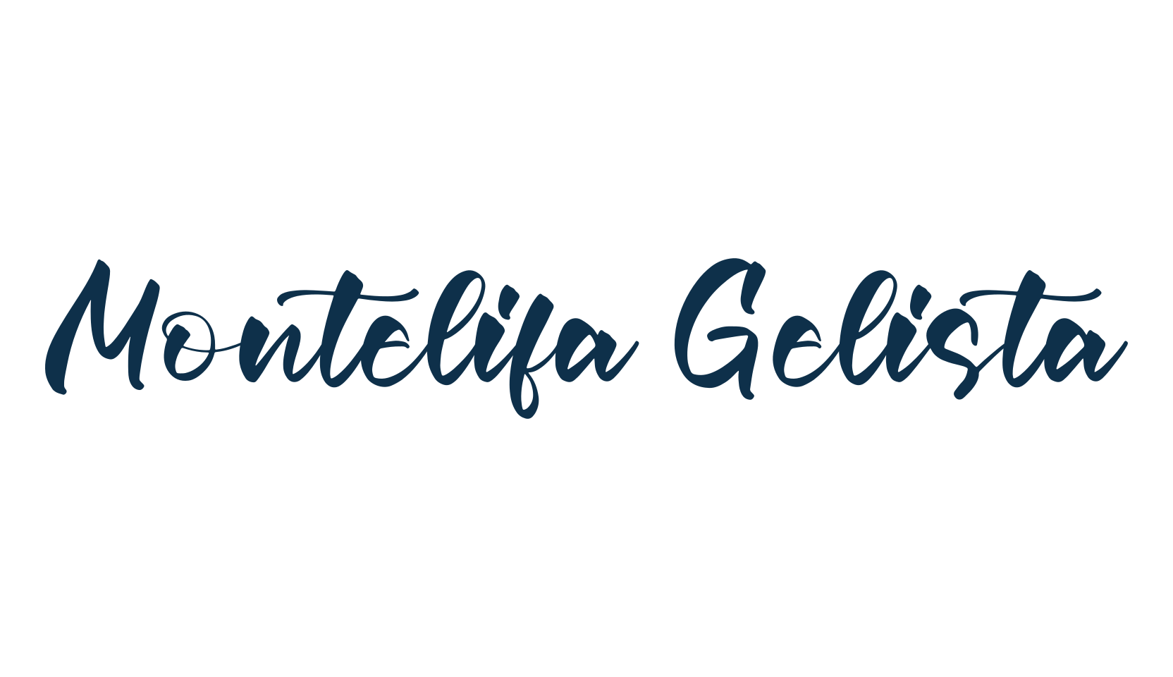 Montelifa Gelista, various font preview