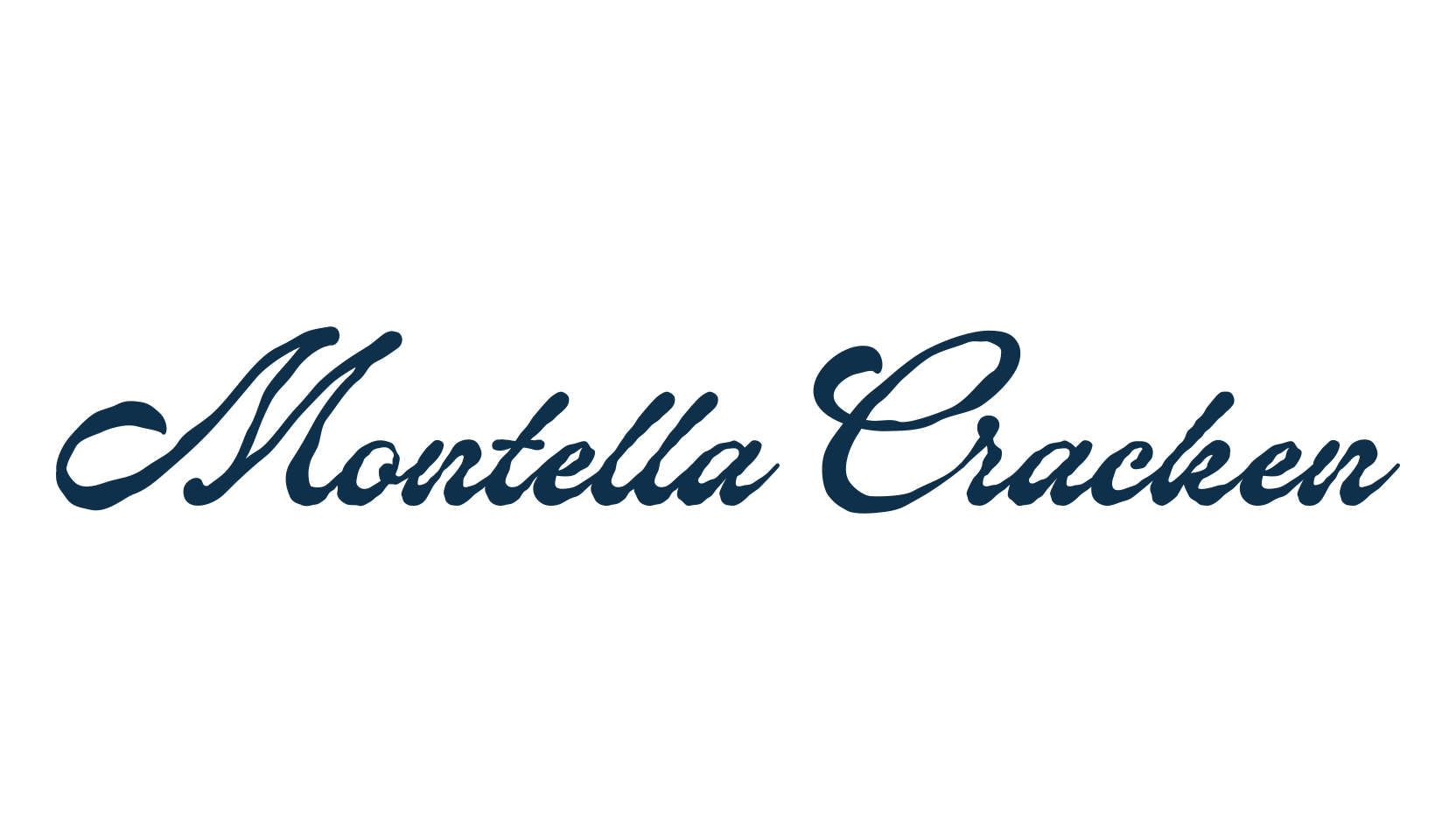 Montella Cracken, old school font preview