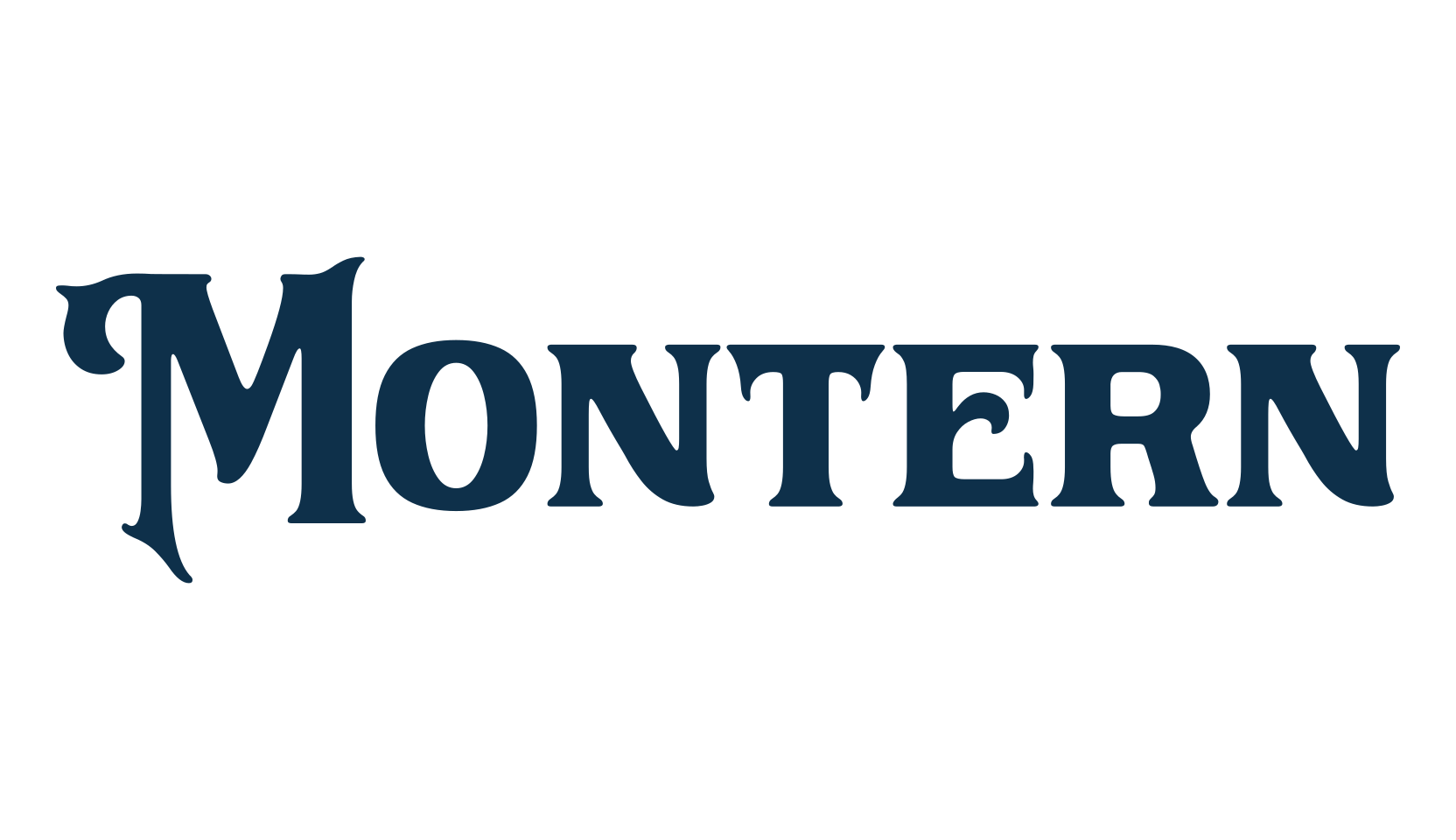 Montern, fancy retro decorative font preview