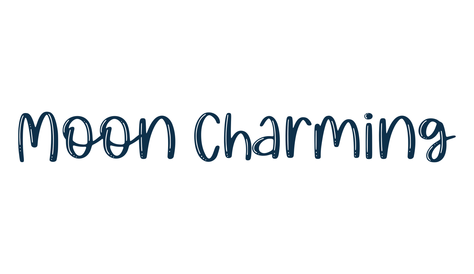 Moon Charming, various font preview