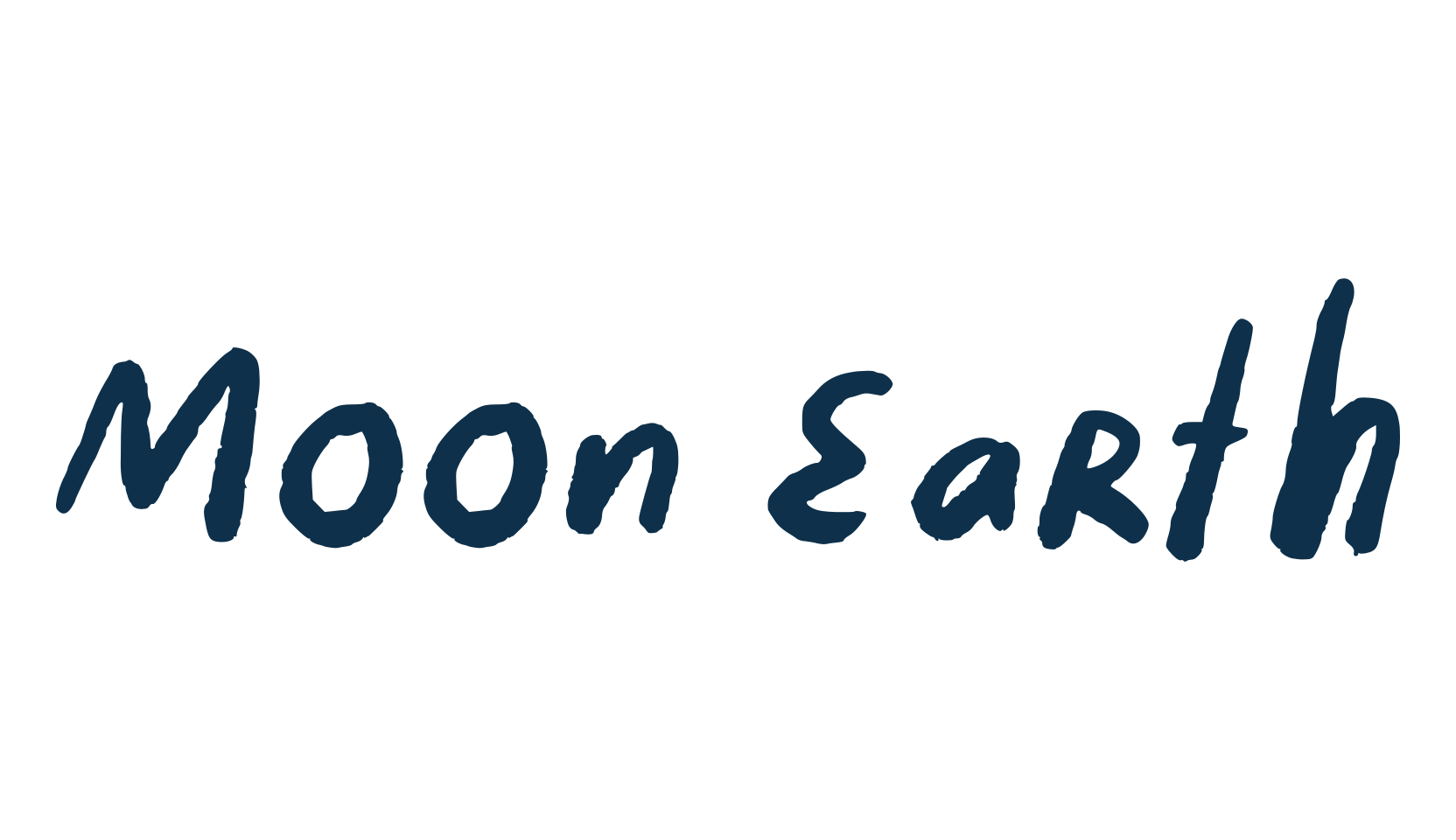 Moon Earth, fancy decorative font preview