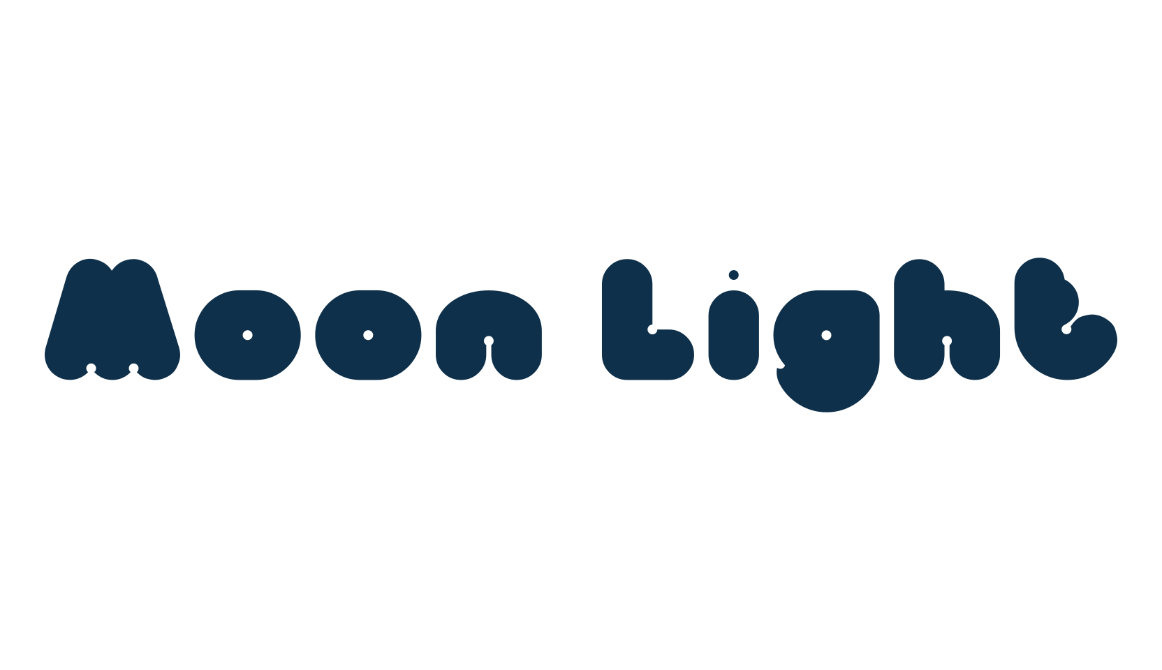Moon Light (moon-light), fancy various techno sci-fi font preview