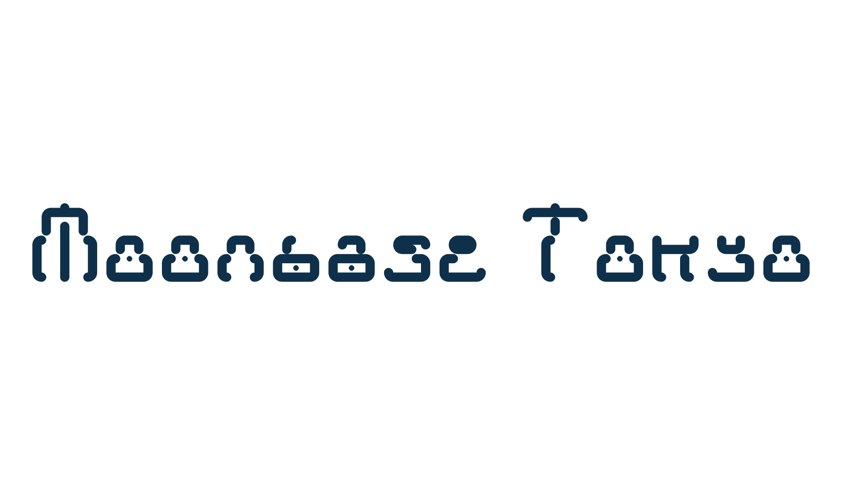 Moonbase Tokyo, techno sci-fi font preview
