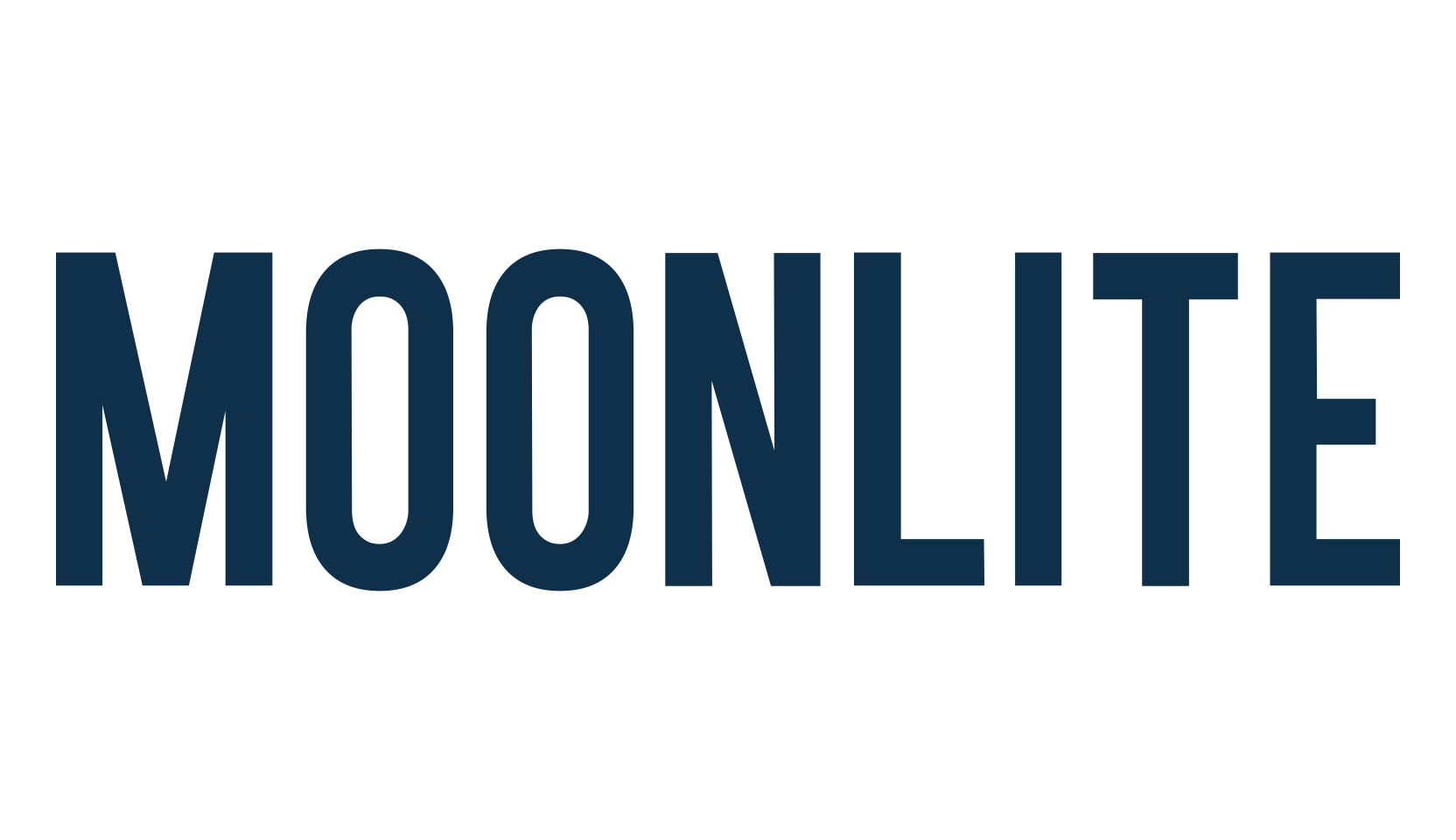 Moonlite, sans serif font preview