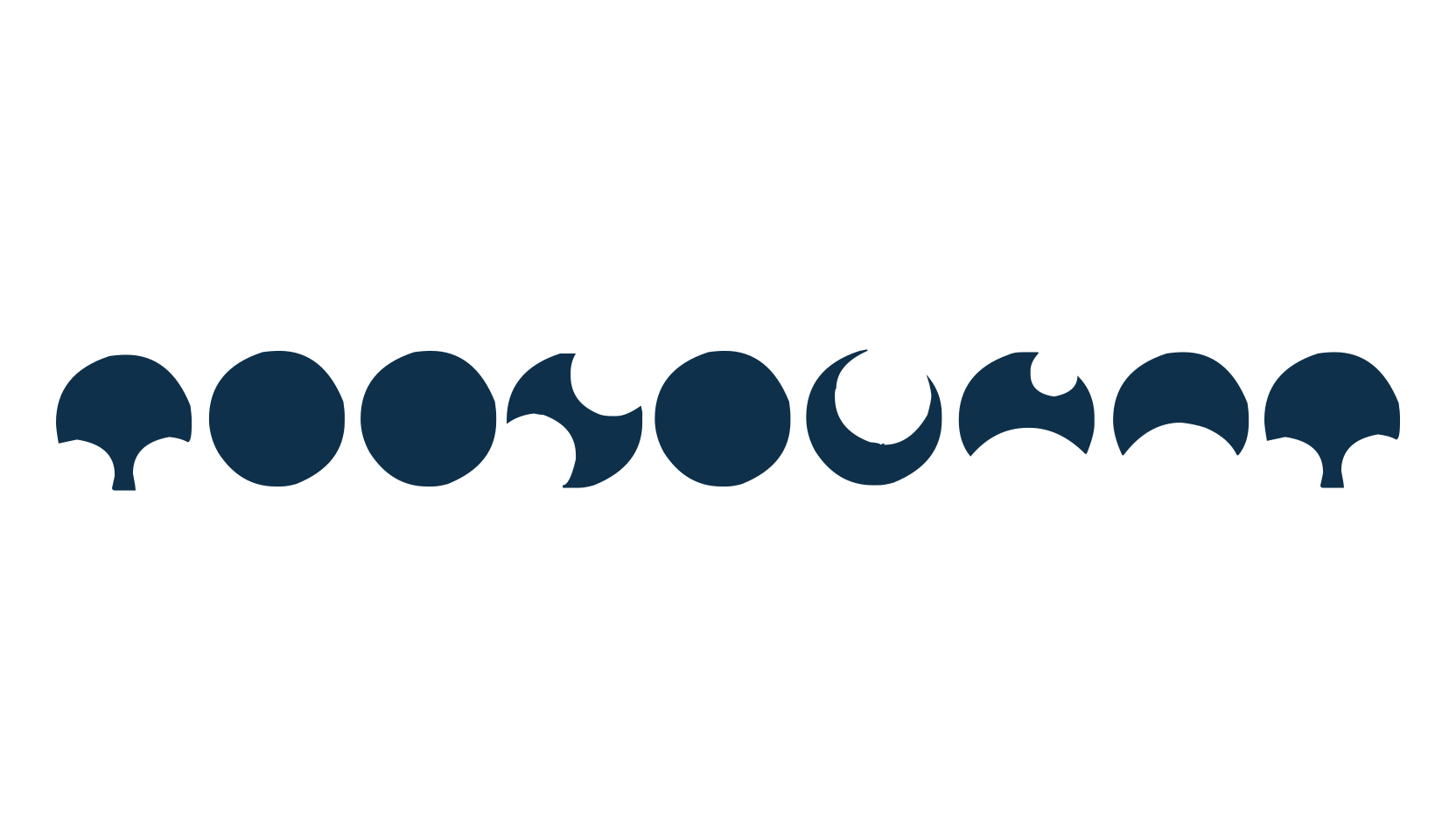 Moonogram, decorative font preview