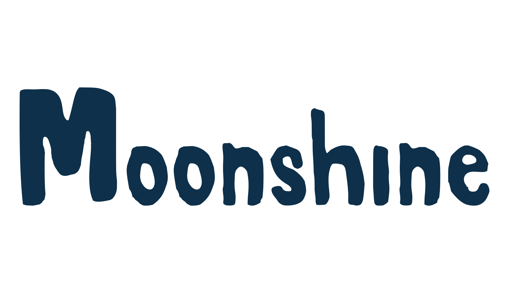 Moonshine (moonshine-3), cartoon font preview