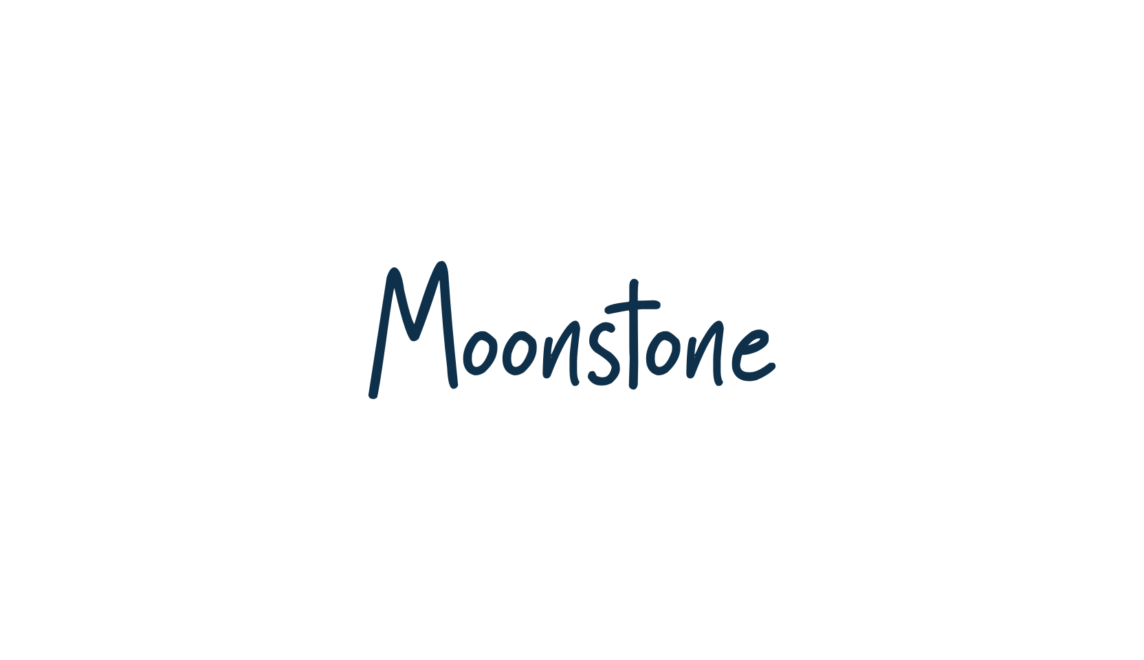 Moonstone, handwriting font preview
