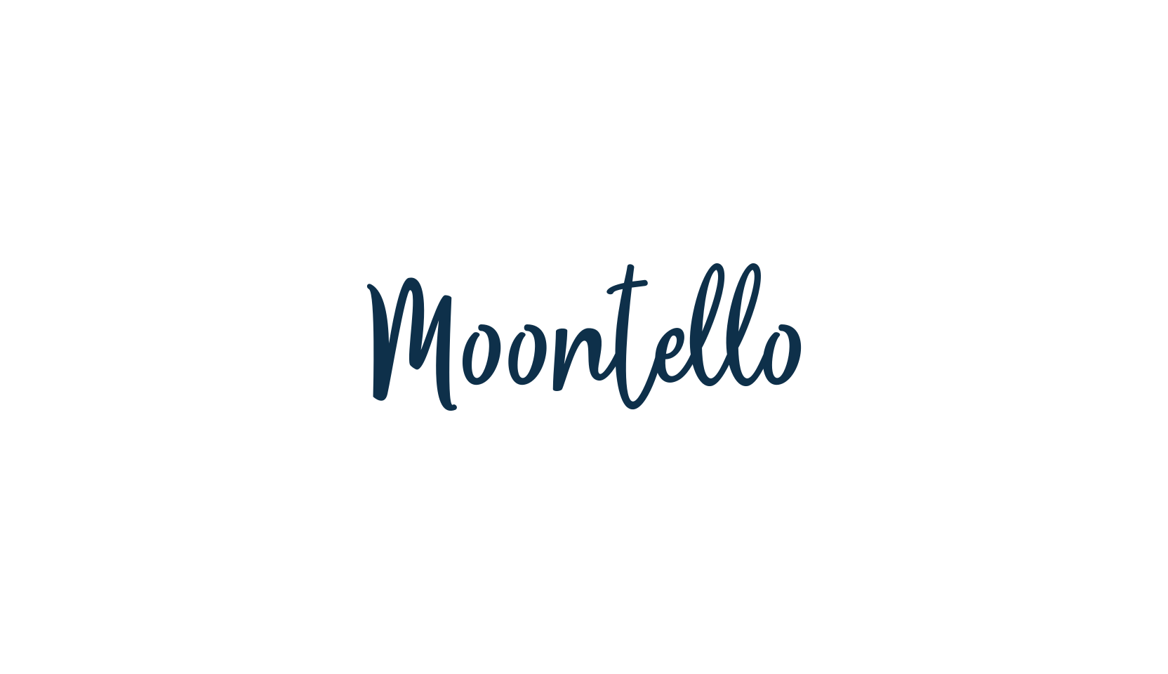 Moontello, script calligraphy fancy decorative font preview