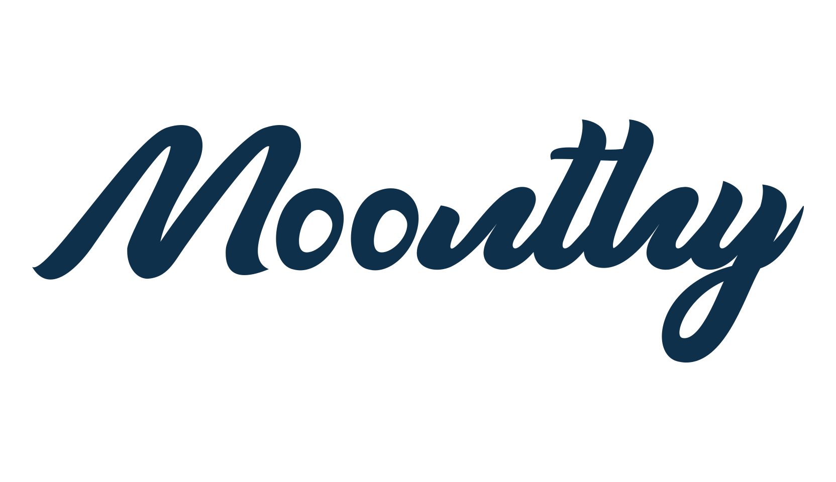 Moonthy, calligraphy font preview