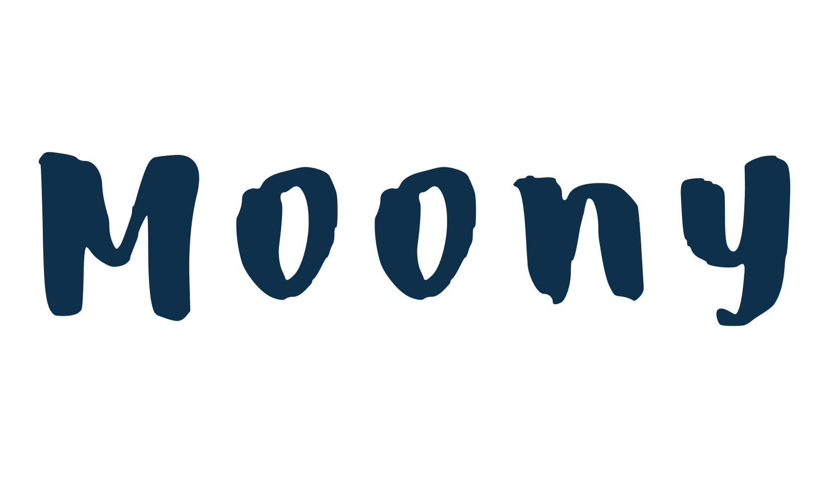 Moony, fancy decorative font preview