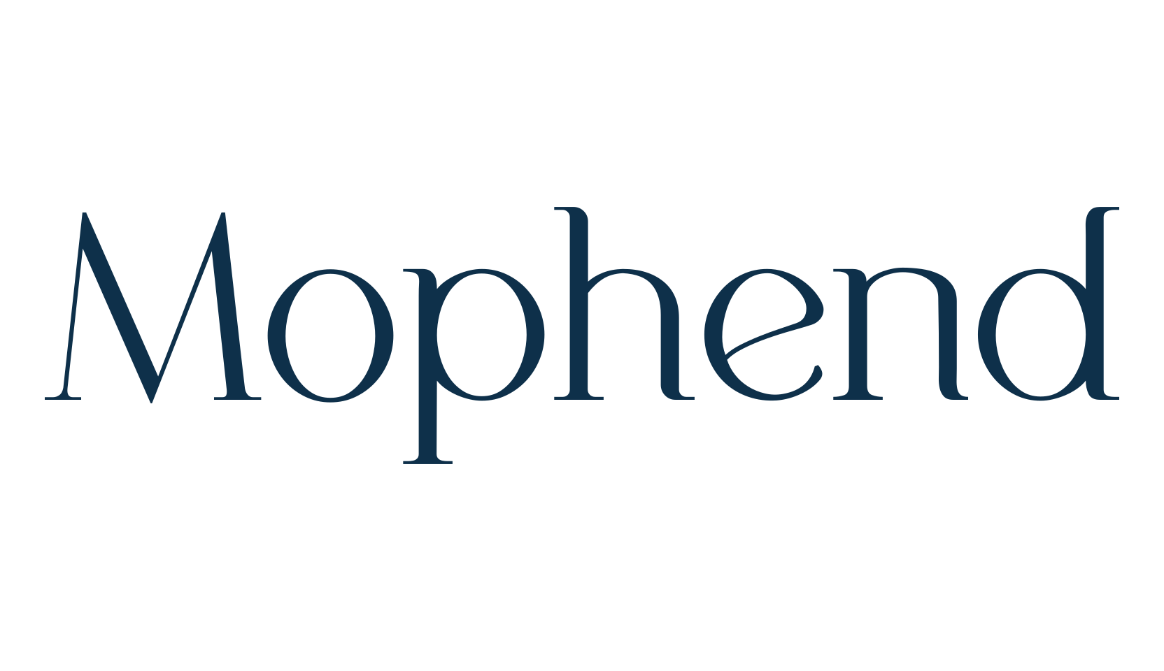 Mophend, serif font preview