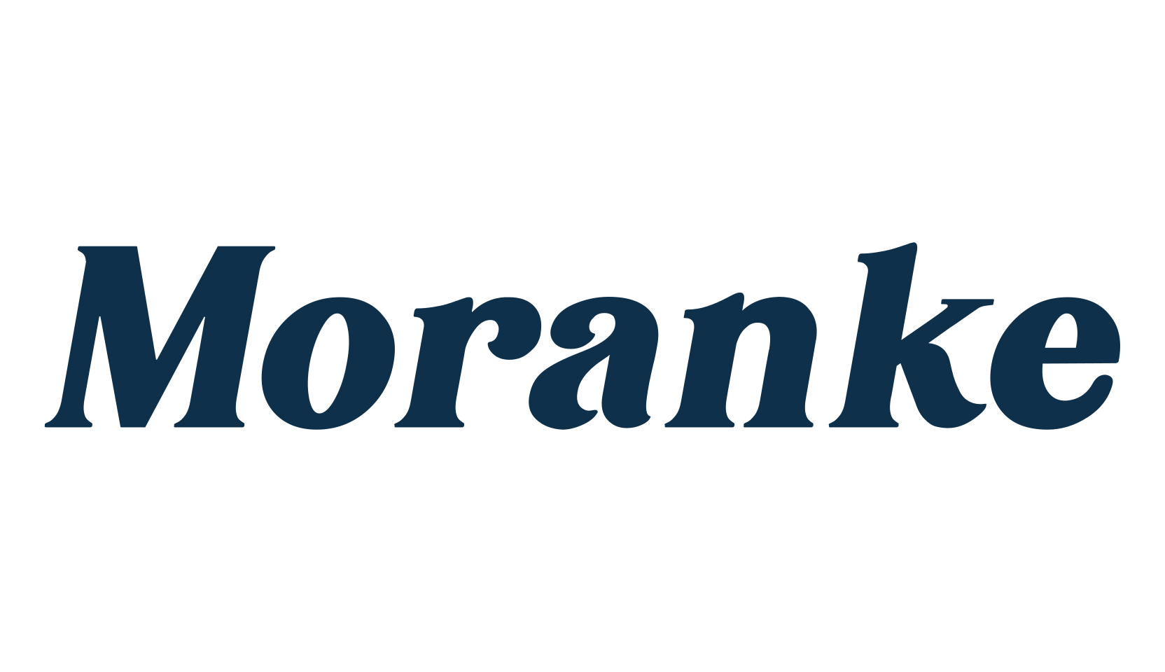 Moranke, serif font preview