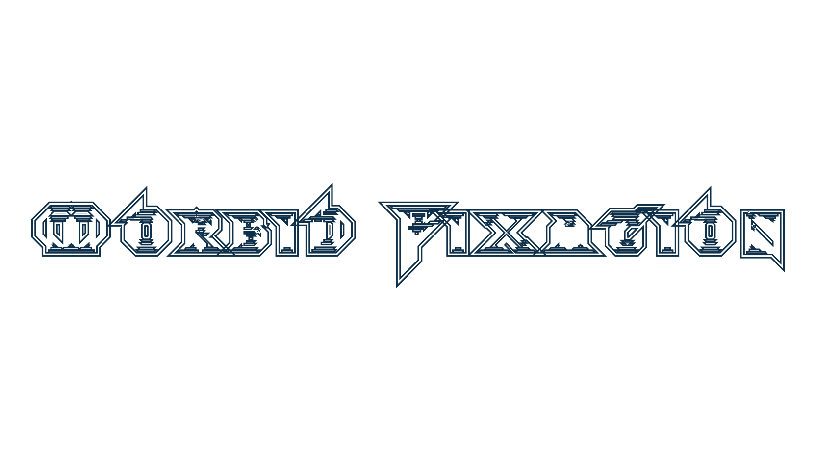 Morbid Fixation, gothic modern font preview