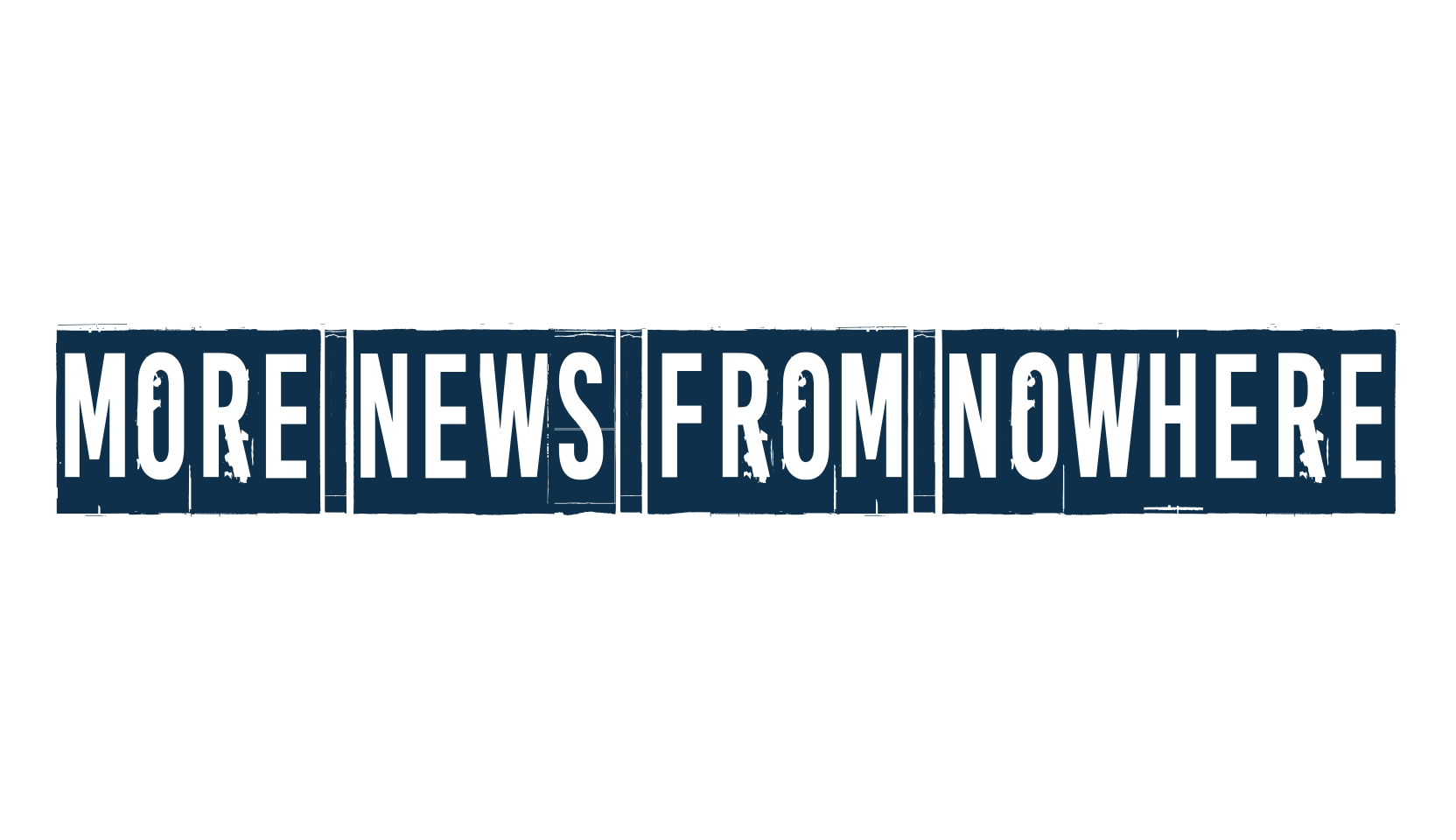 More news from nowhere, fancy eroded decorative font preview