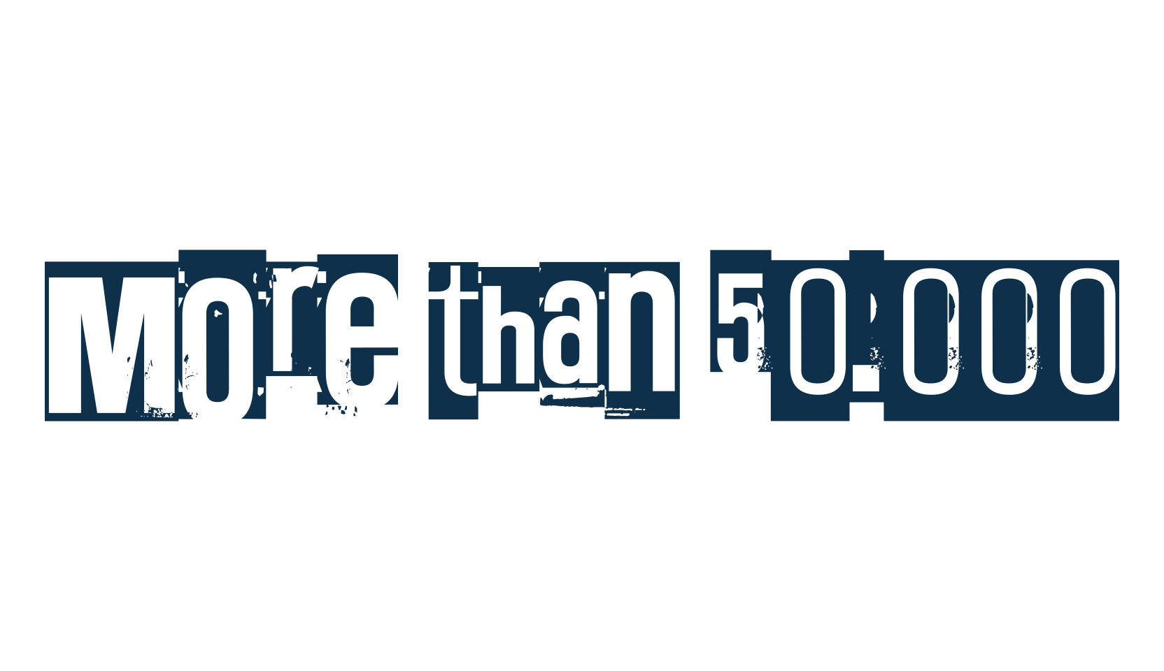 More than 50.000, destroy font preview