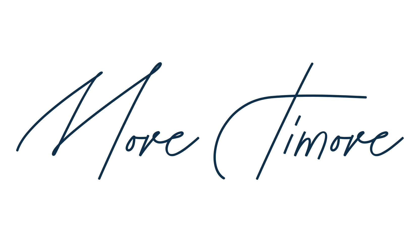More Timore, script handwritten fancy decorative calligraphy font preview