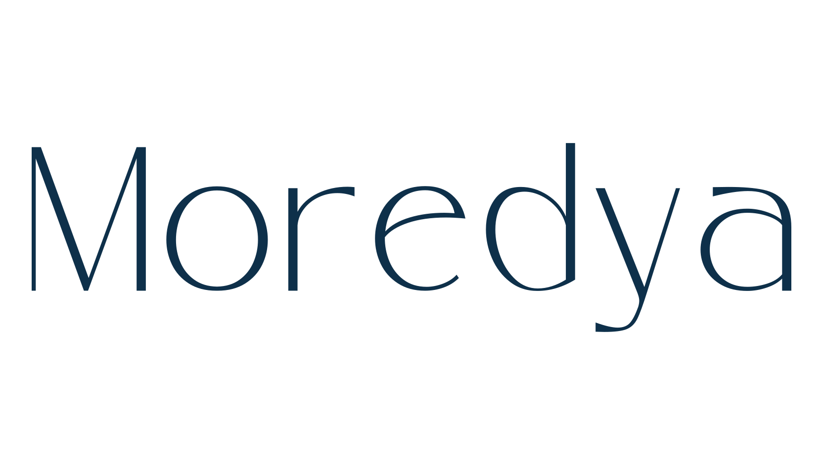Moredya, serif font preview
