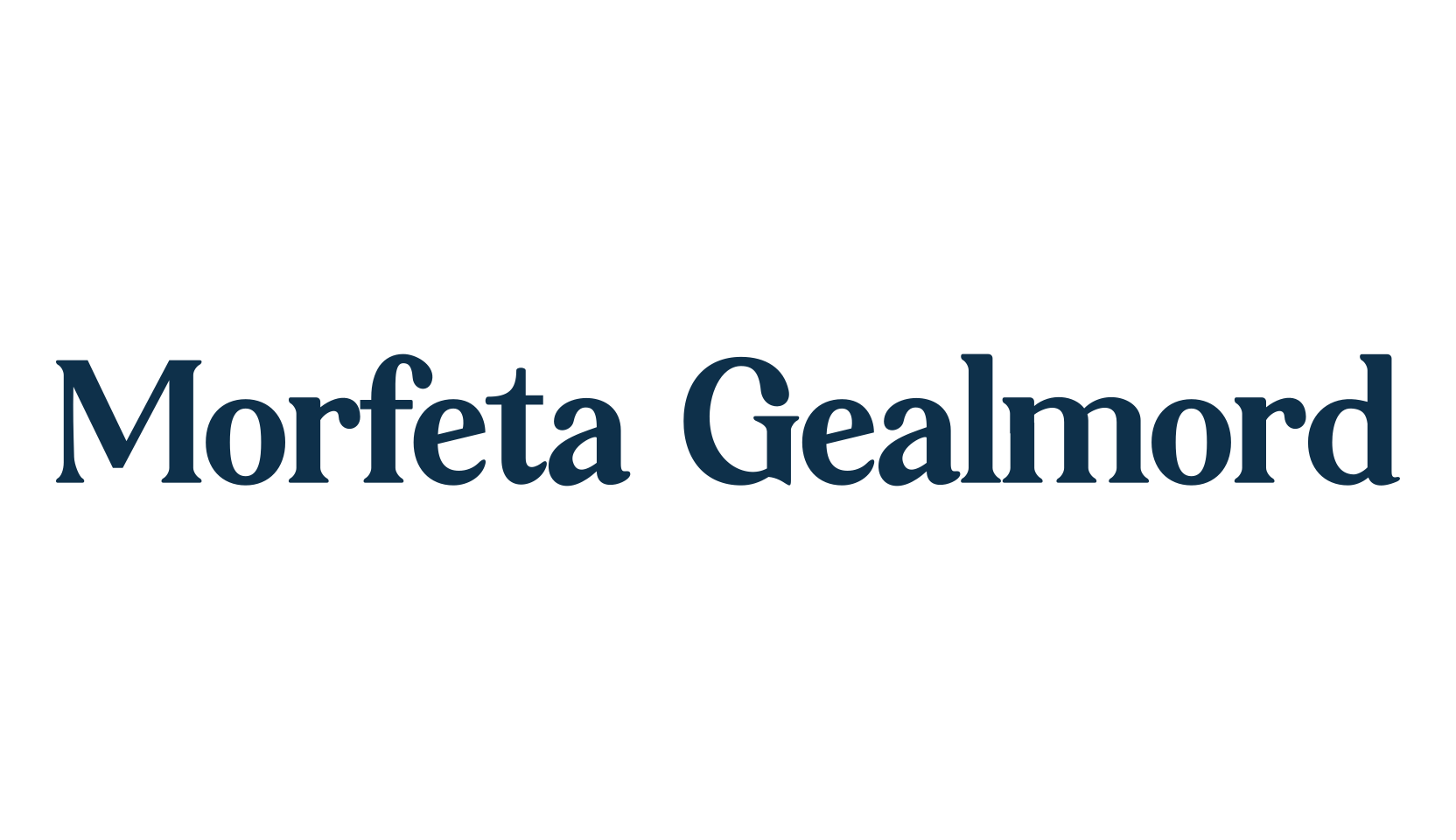 Morfeta Gealmord, serif font preview