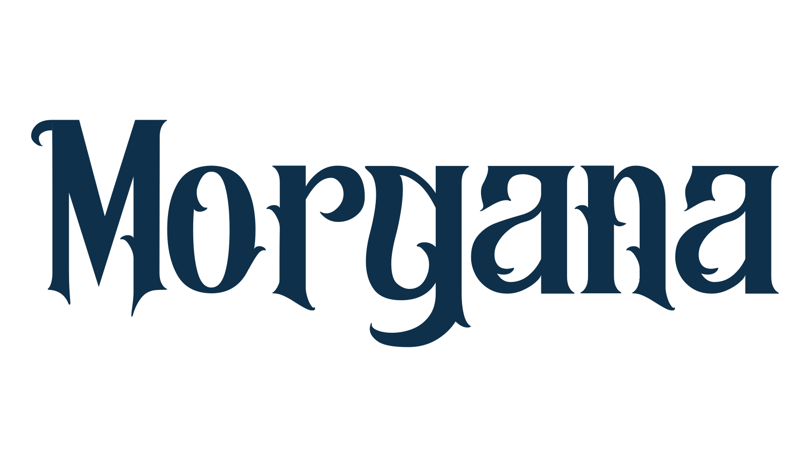 Morgana (morgana-3), gothic modern font preview