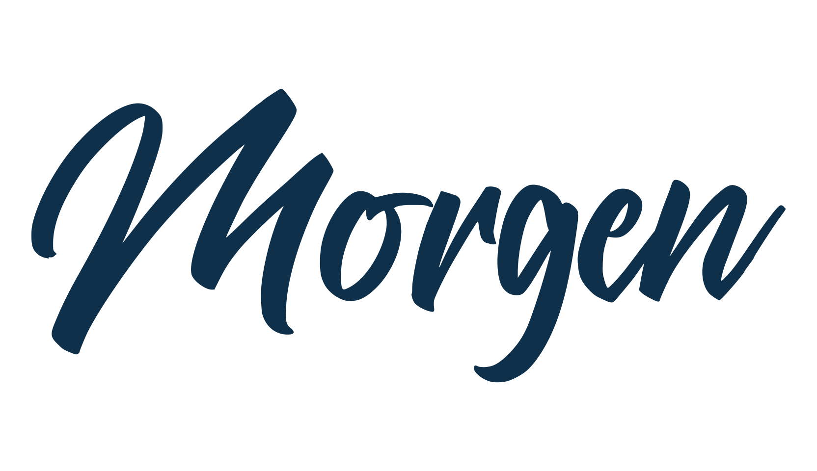Morgen, various font preview