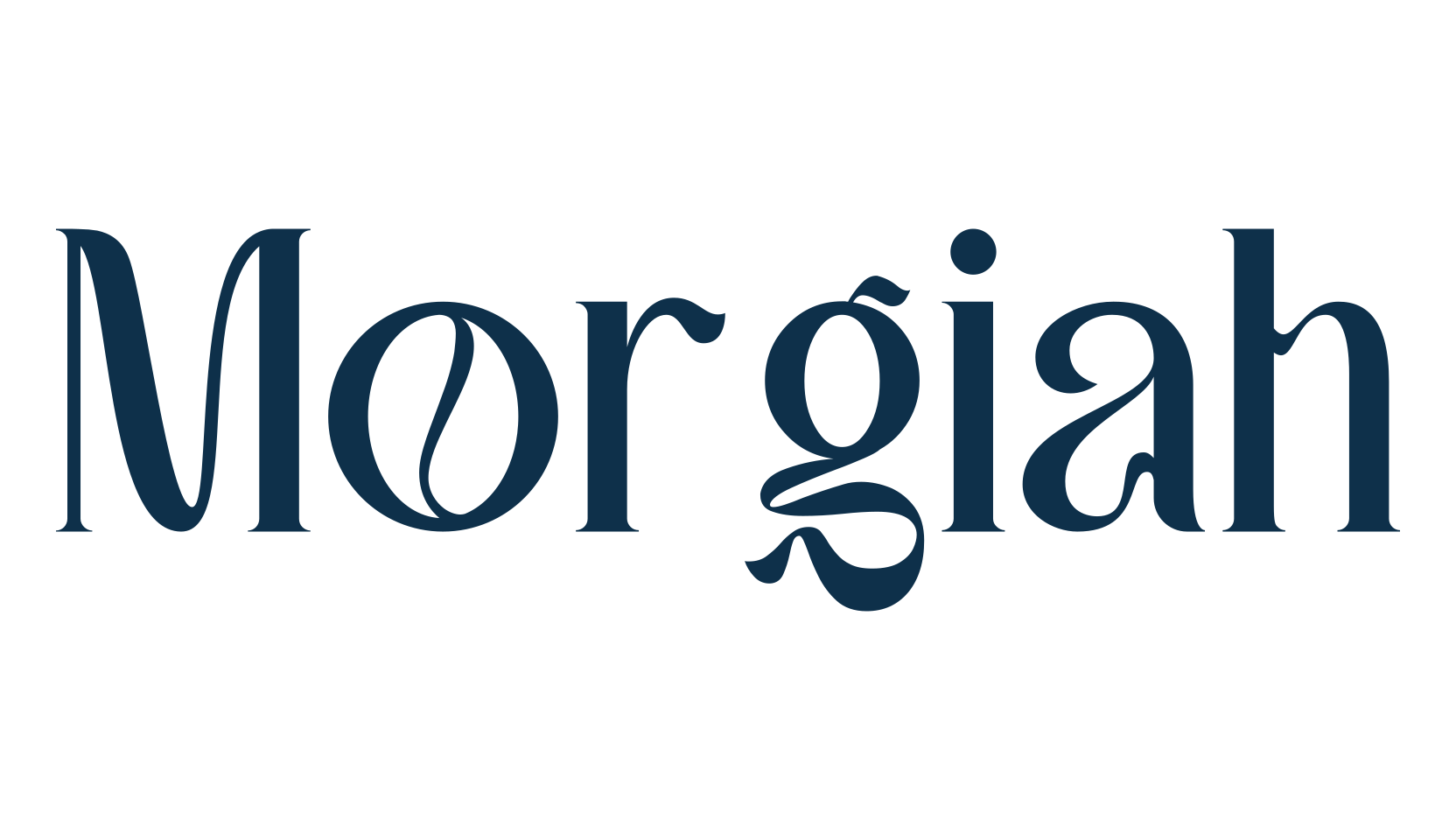 Morgiah, retro font preview