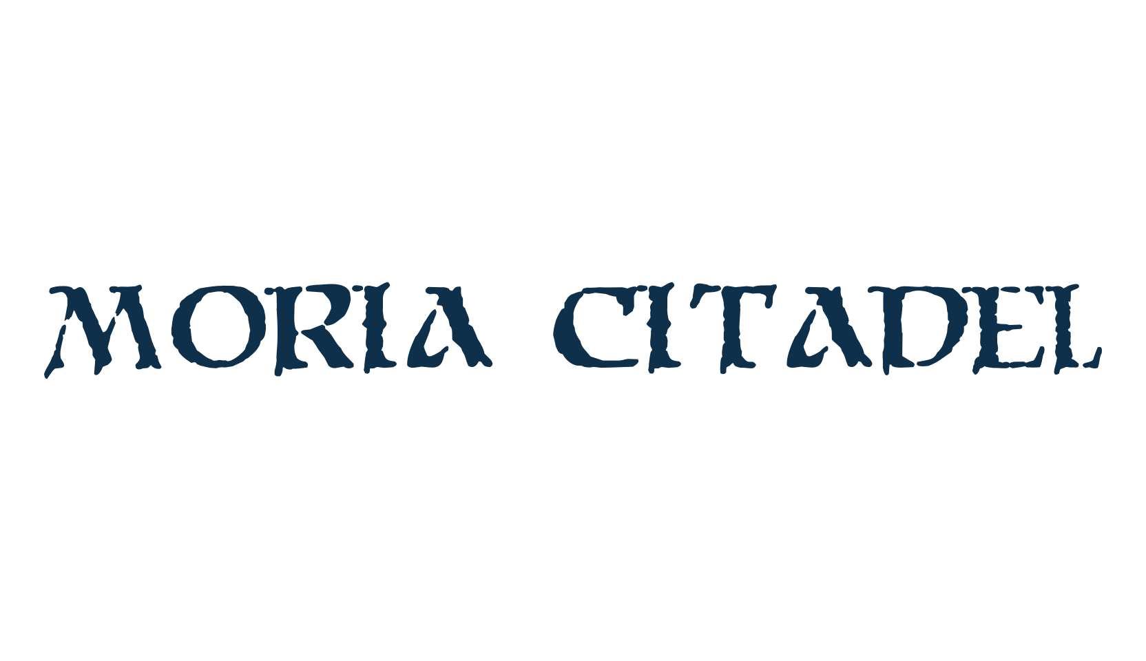 Moria Citadel, celtic font preview